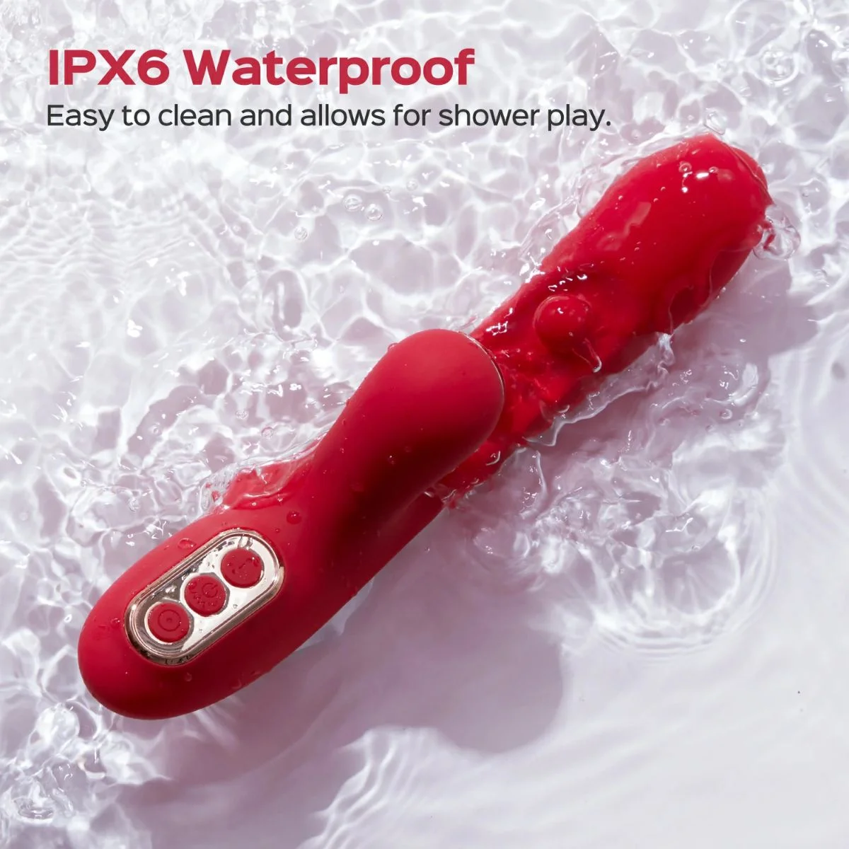 HoneyPlayBox – Tickler Wiggling Tapping Vibrator – Rood