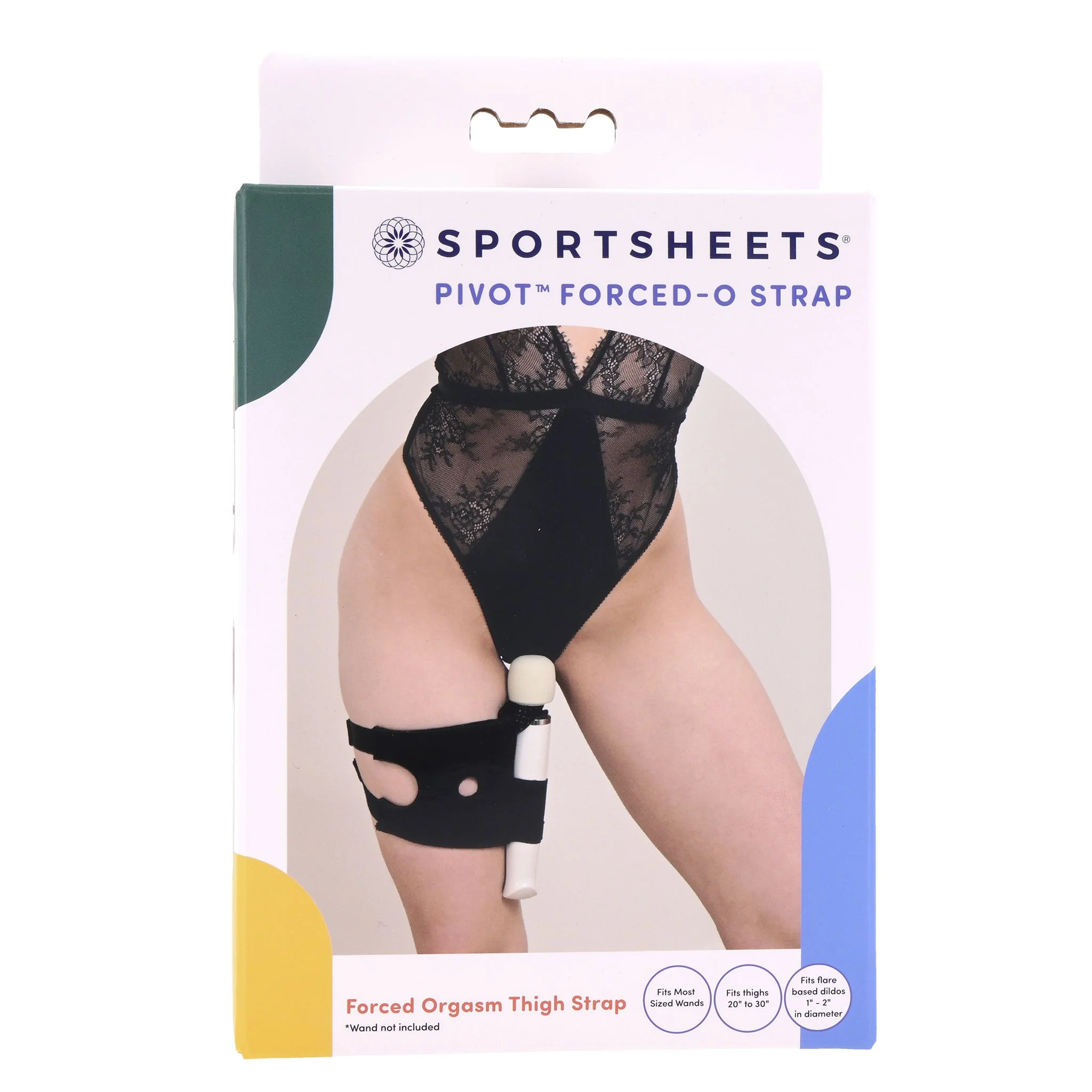 Sportsheets - Pivot 2 in 1 Forced-O Strap - Zwart