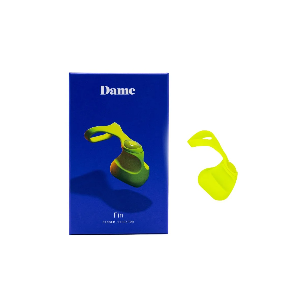 Dame - Fin Finger Vibrator Citrus