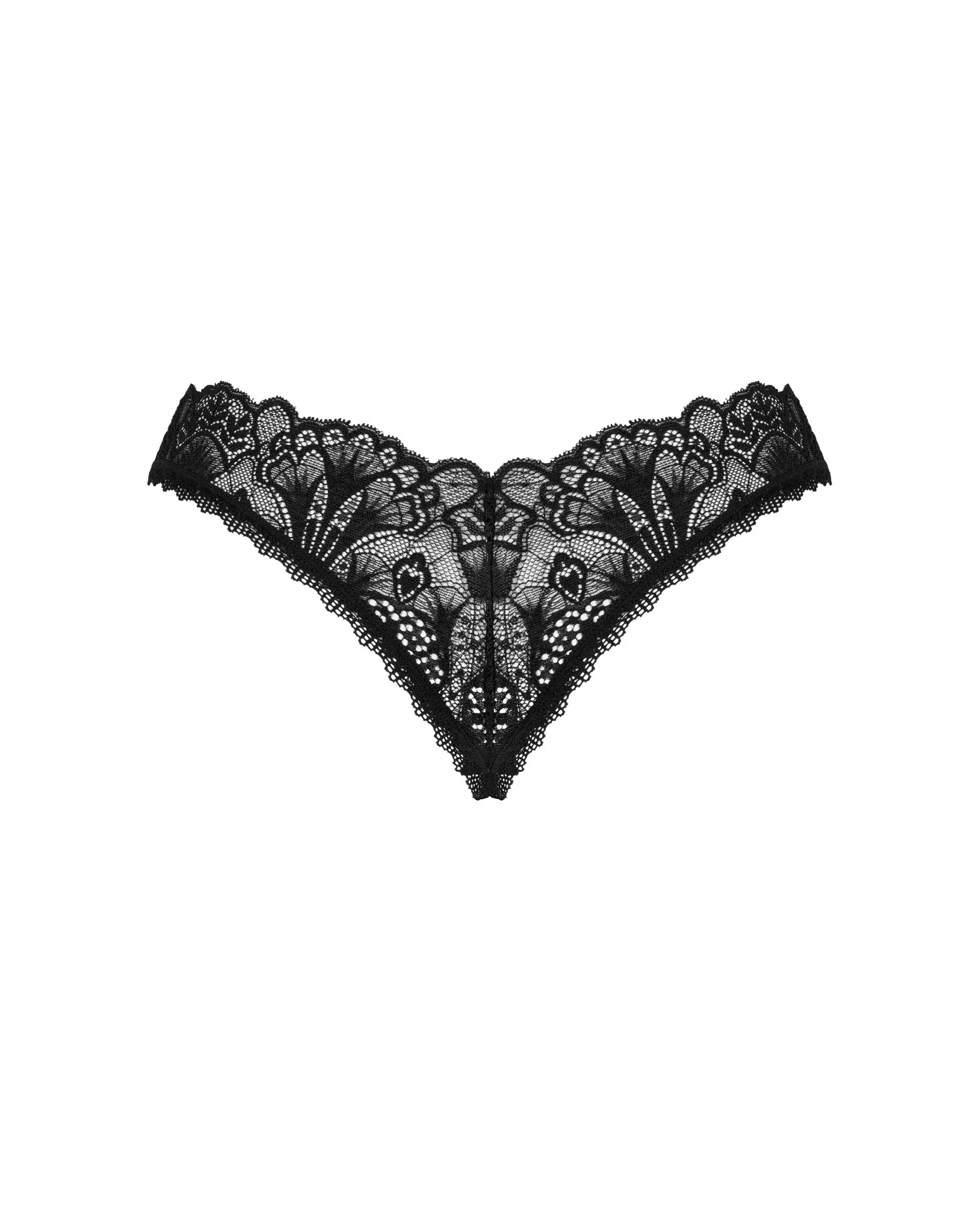 Donna Dream String Met Open Kruisje - Zwart