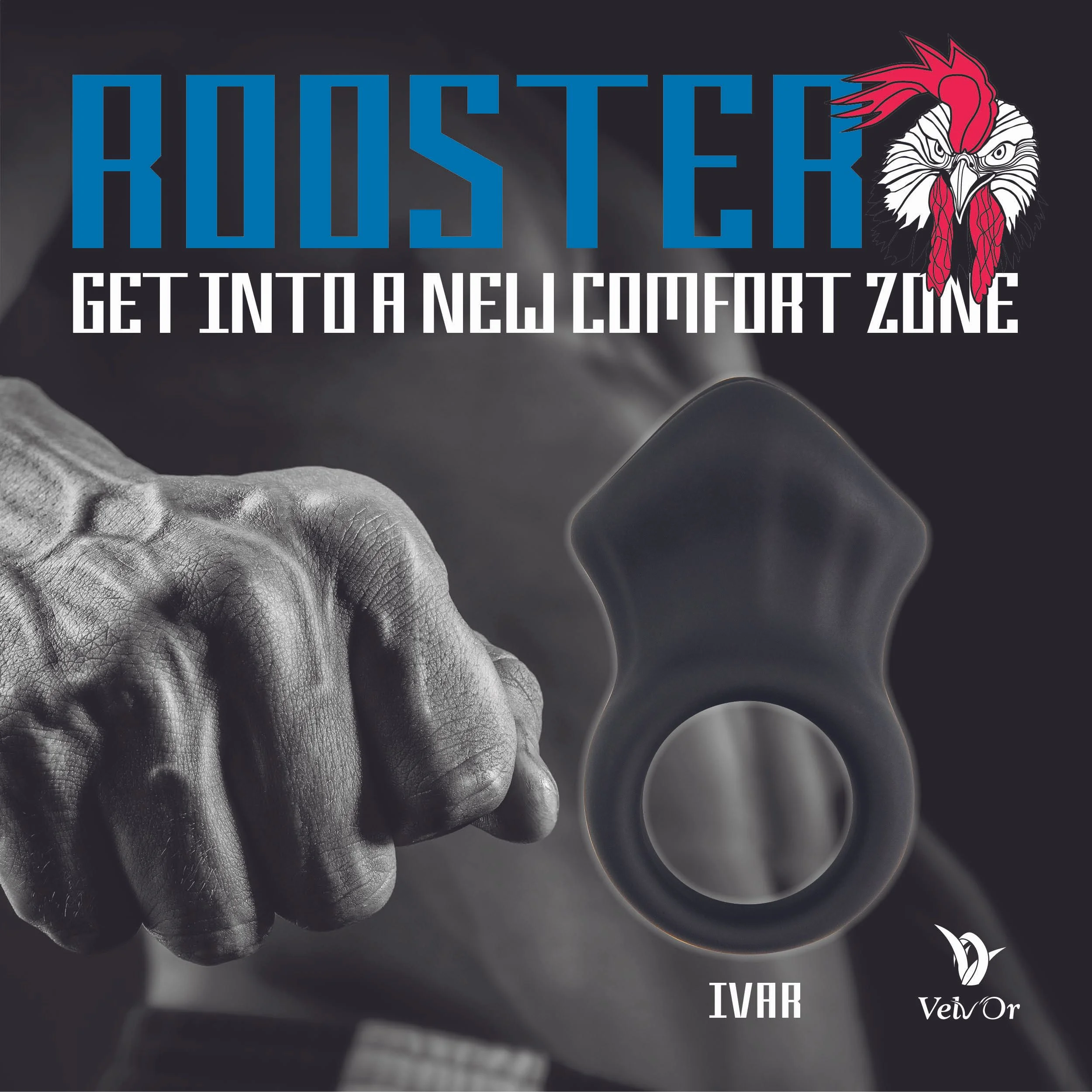 Velv'Or - Rooster Ivar Knot Design Cock Ring
