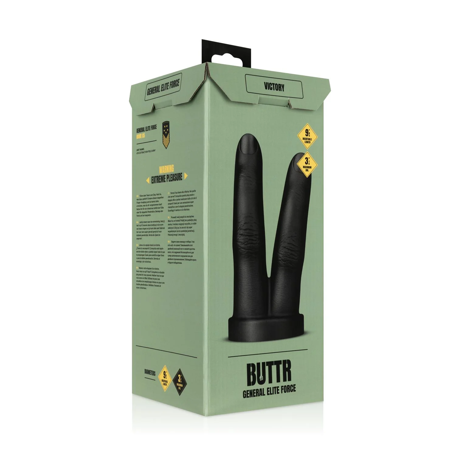 BUTTR - Victory Dubbele Vinger Buttplug