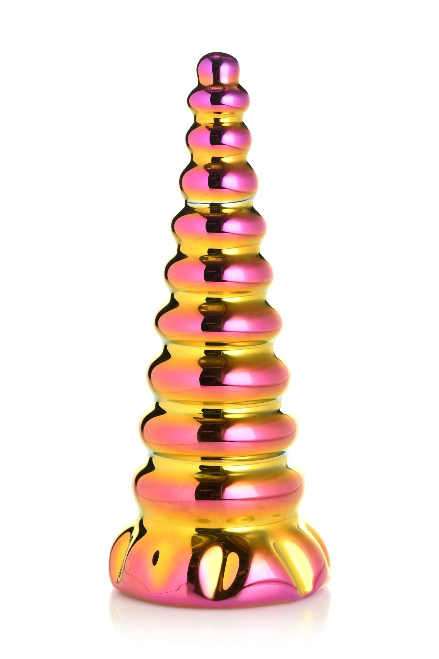 XR Brands - Twilight Regenboog Glazen Dildo