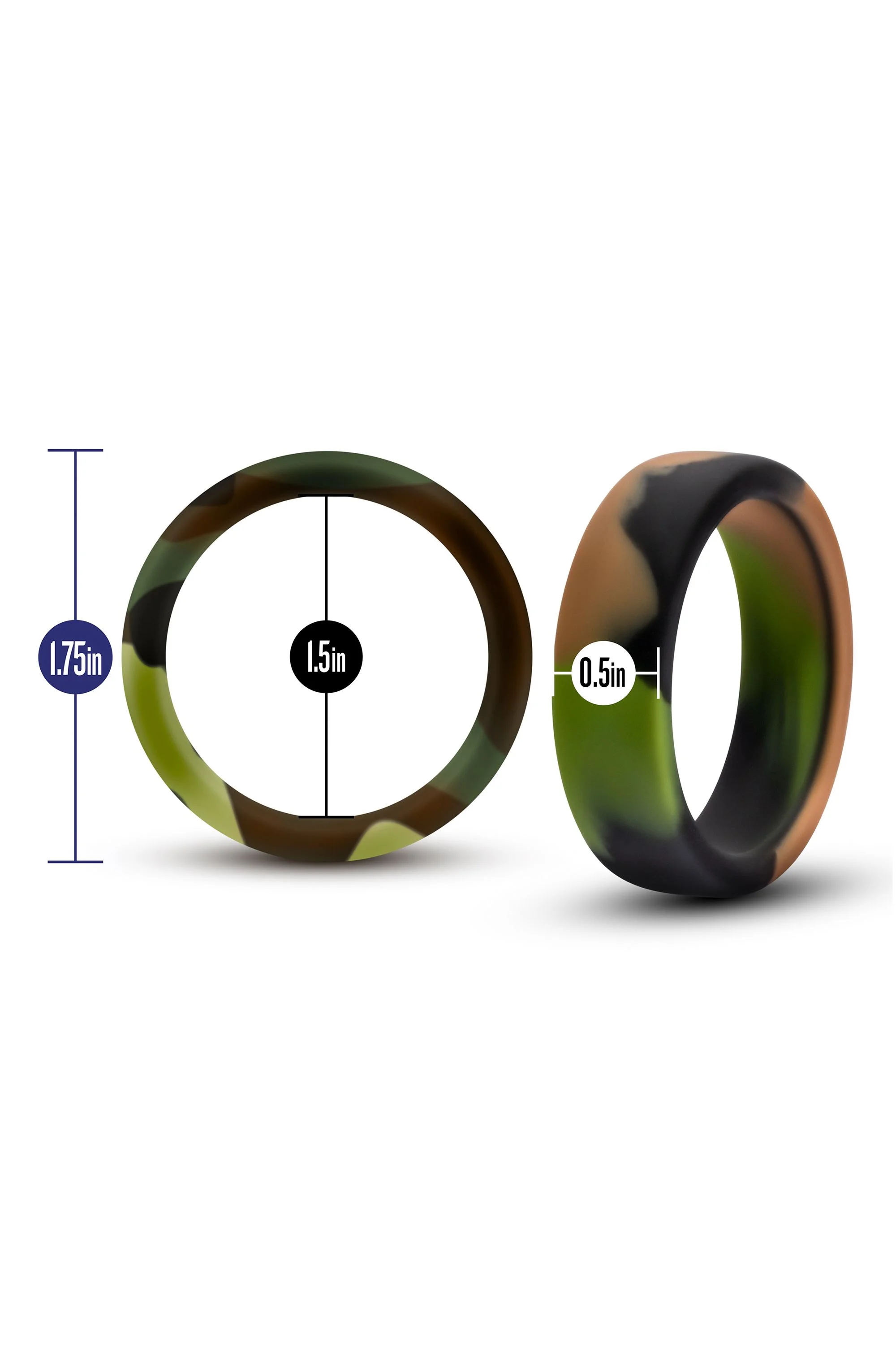 Blush - Performance Siliconen Camo Cockring