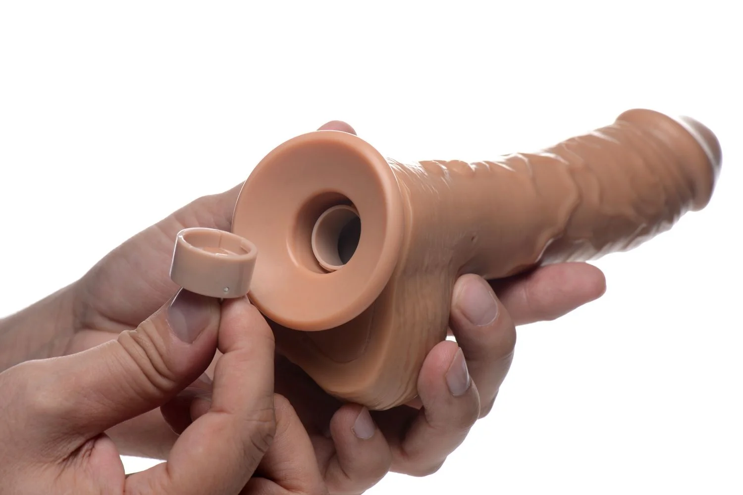 Loadz - Vibrerend Spuitend Dildo - 21,5 cm & Mediumkleurig