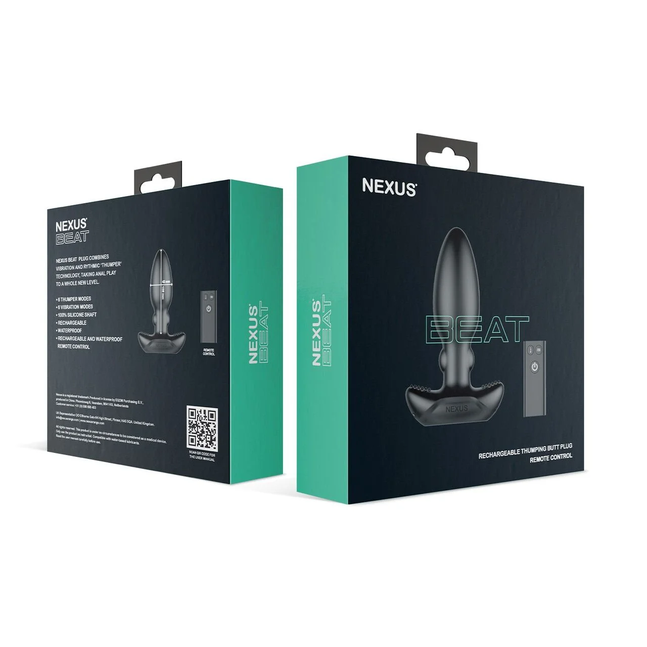 Nexus – BEAT Ritmische Vibrerende Buttplug Met Afstandsbediening