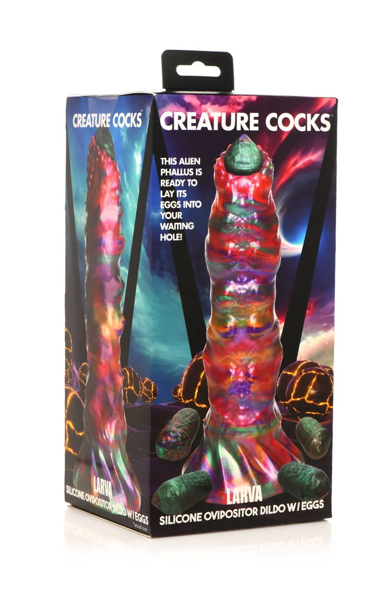 Ovipositor Dildo Met Eieren