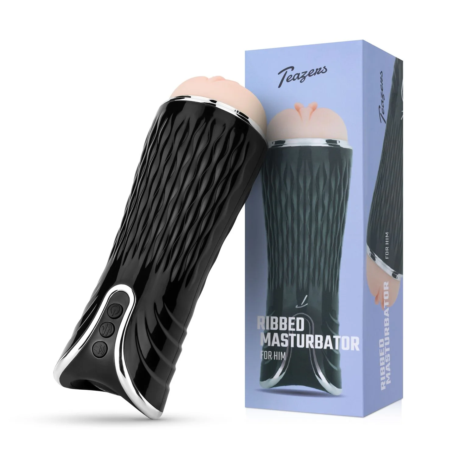 Teazers Elektrische Masturbator Met Stem