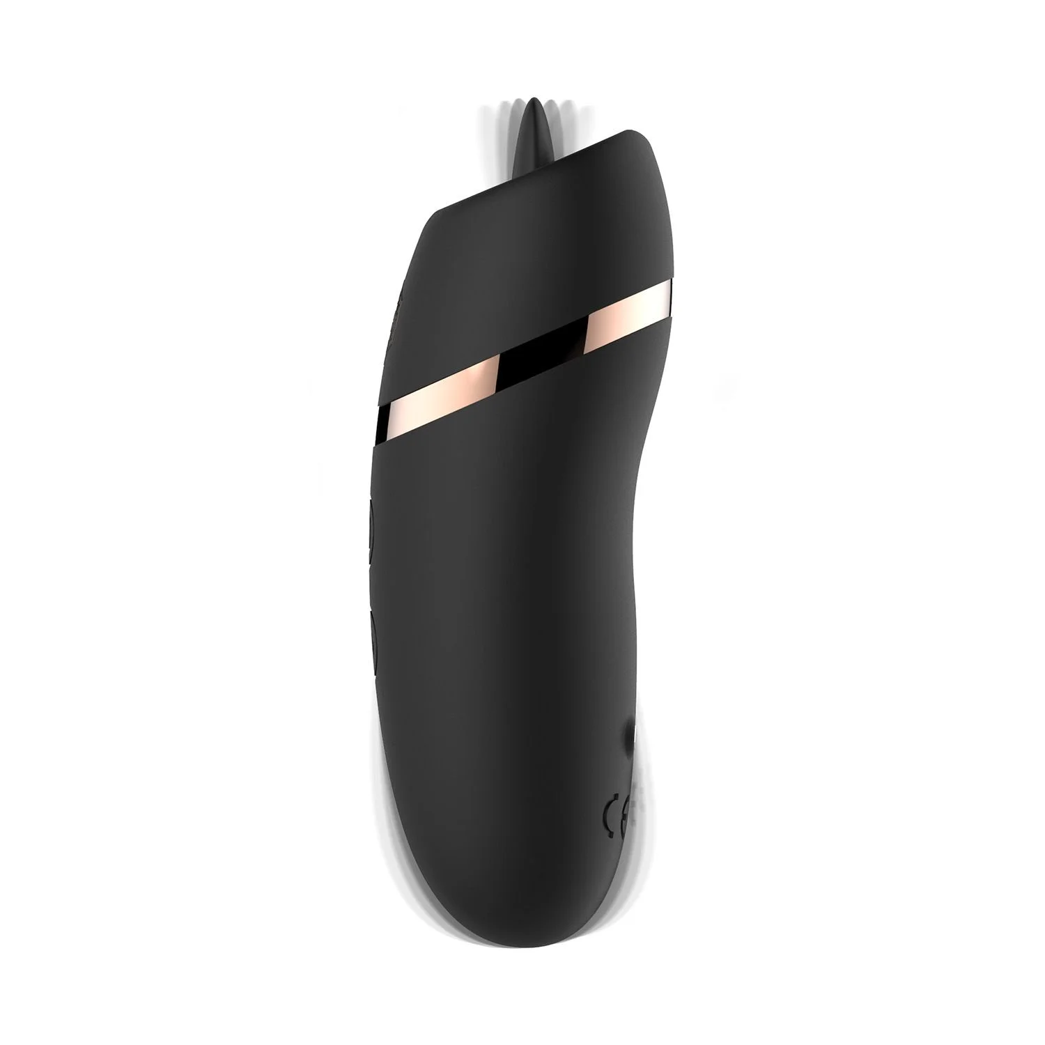 Rosy Gold – Licking Stimulator met Luxe Oplaadcase – Zwart