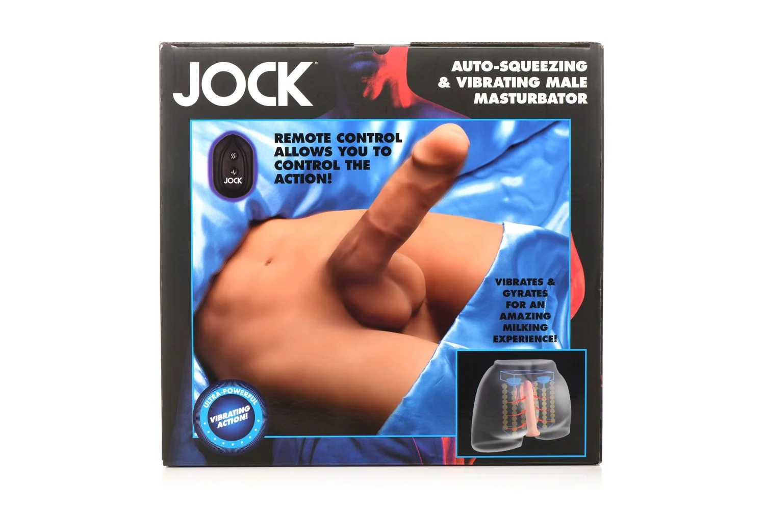 JOCK - Automatisch Knijpende & Vibrerende Masturbator - Medium