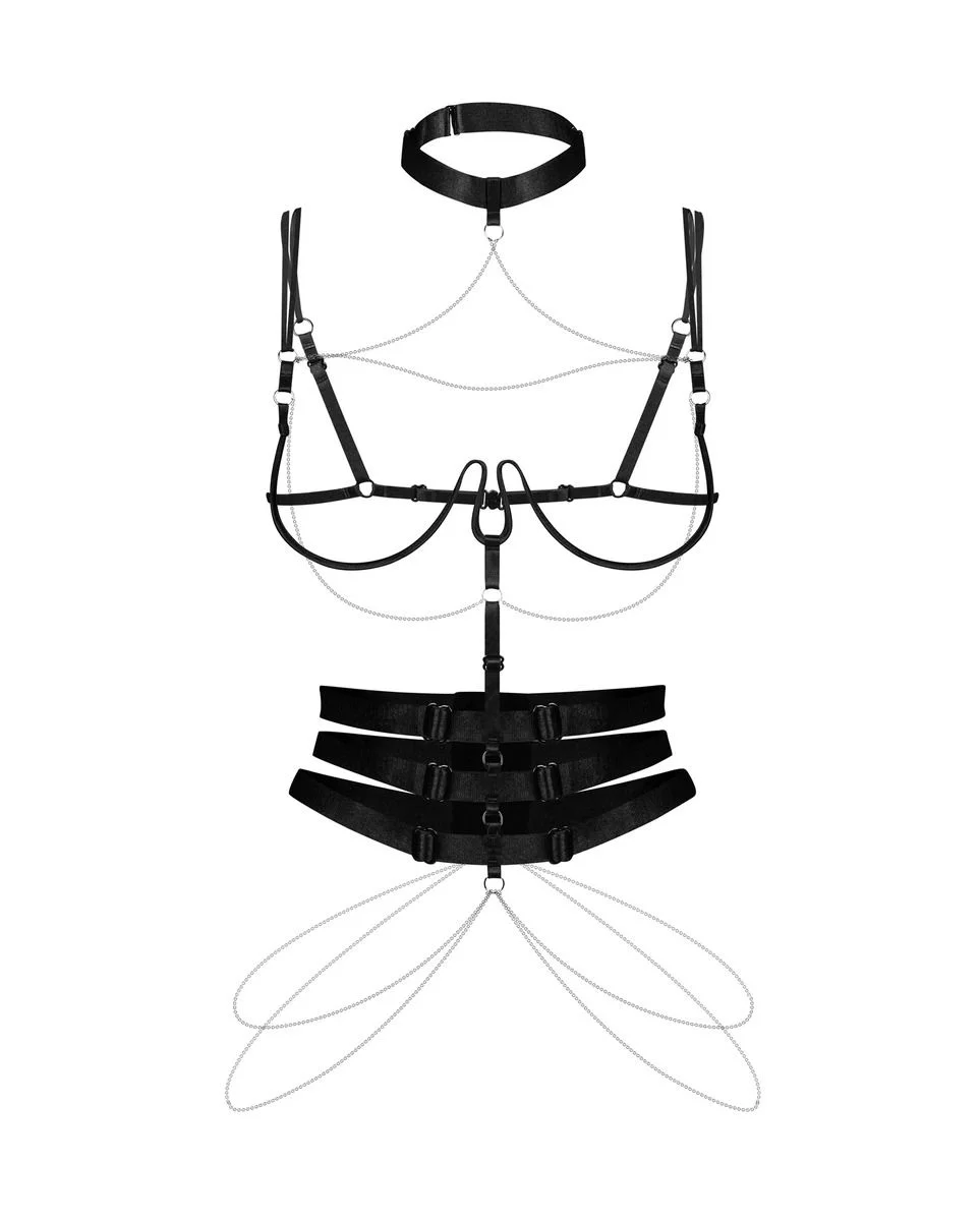 Obsessive – Premisis Harness – Zwart