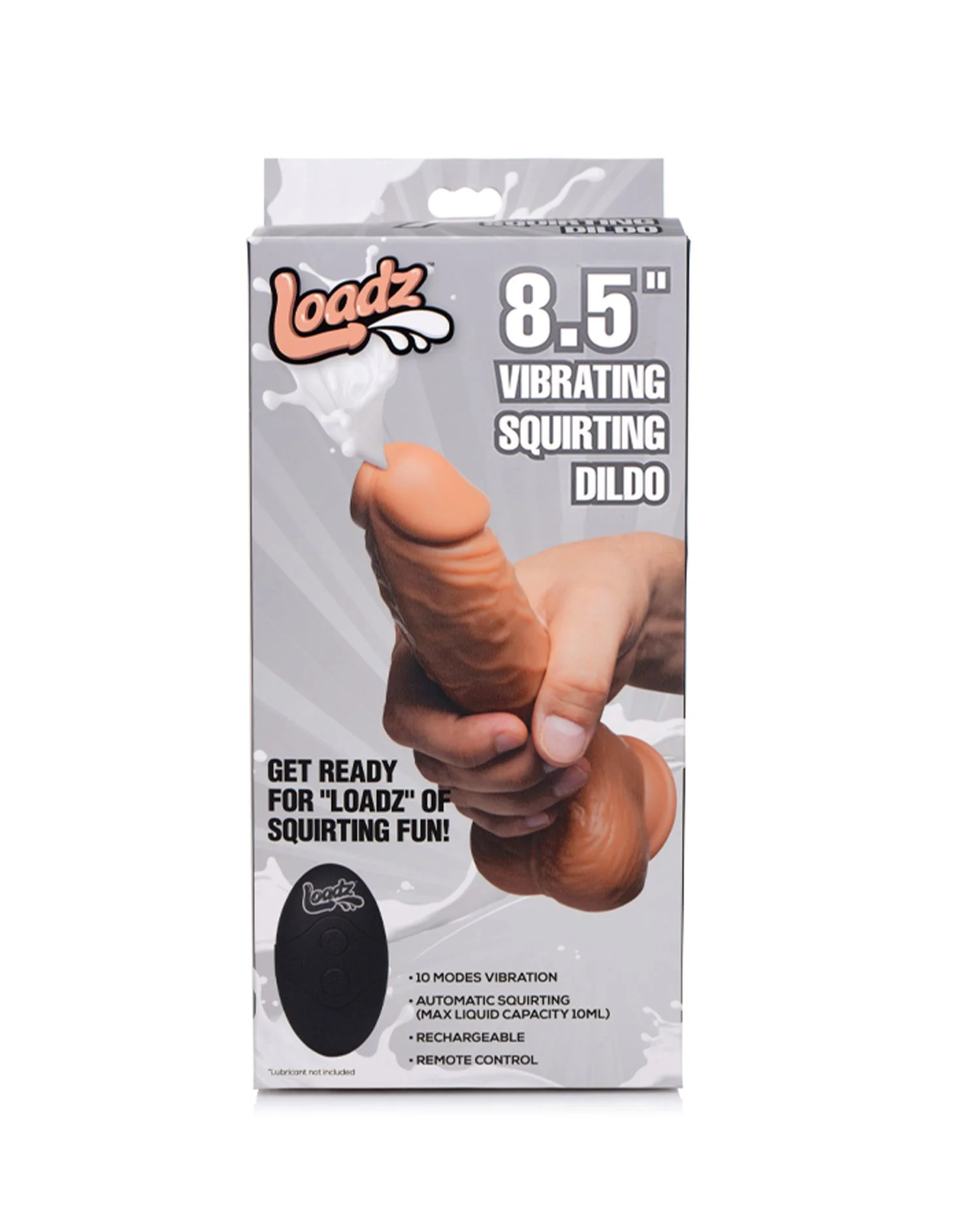 Loadz - Vibrerend Spuitend Dildo - 21,5 cm & Mediumkleurig