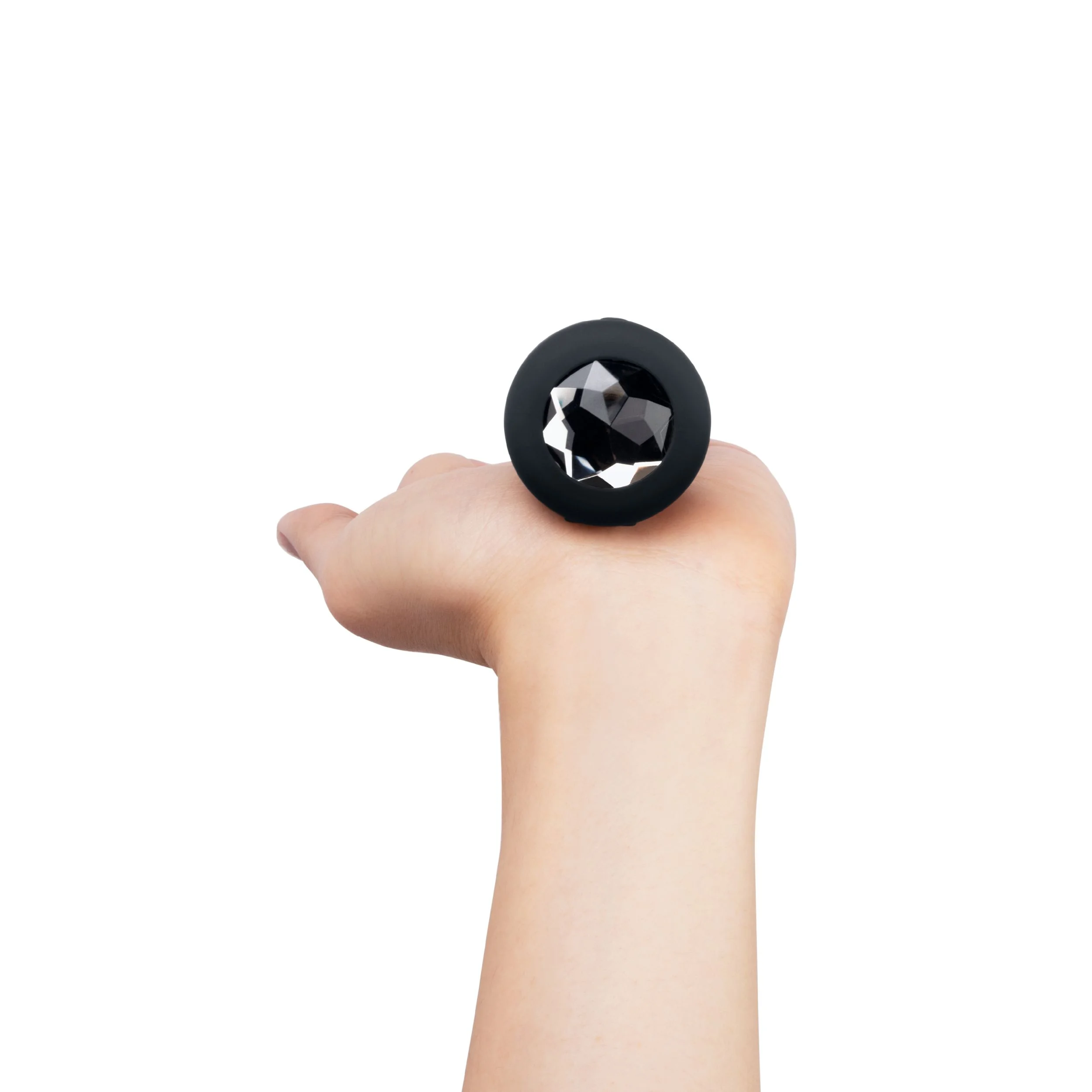 B-Vibe - Vibrerende Juwelen Plug M/L Zwart