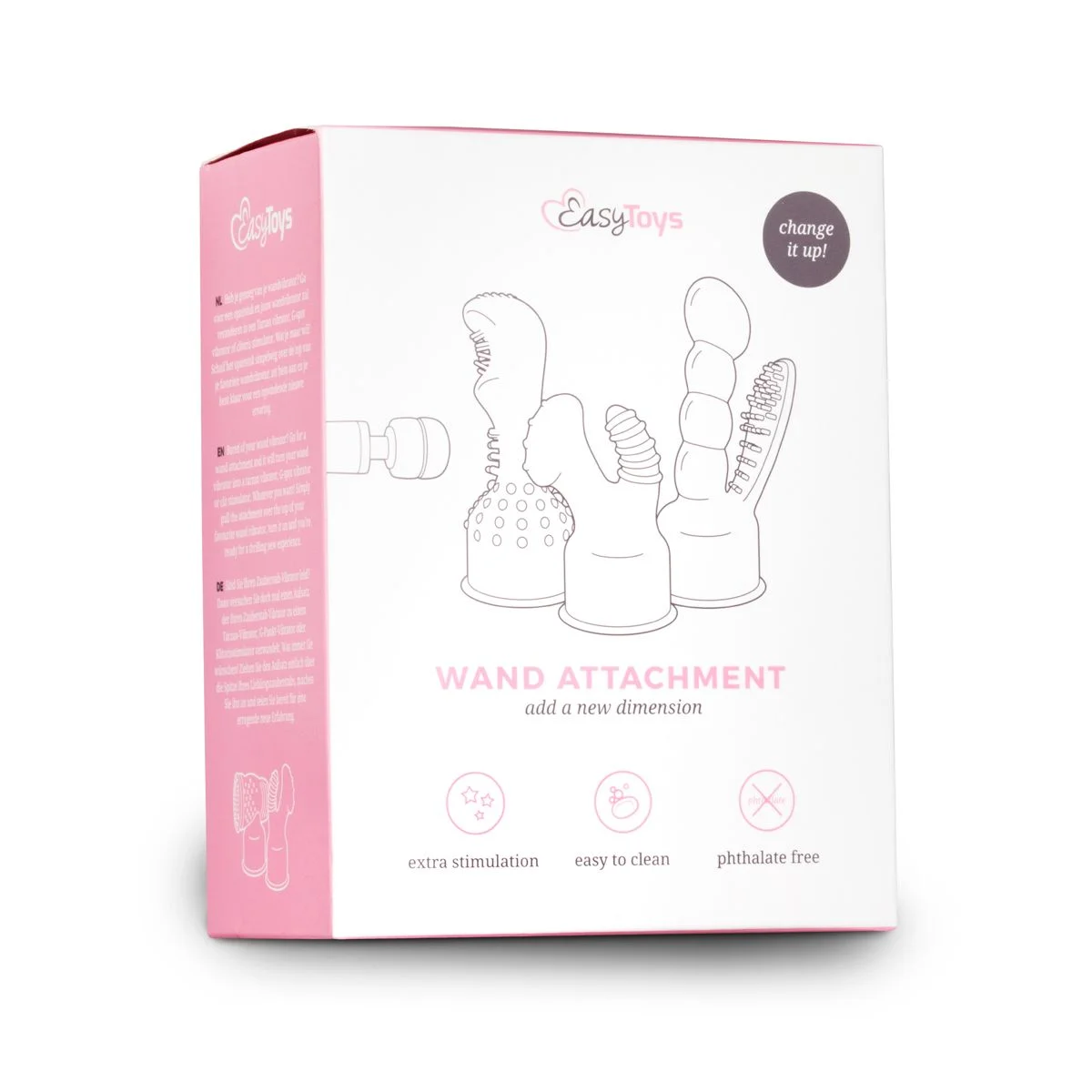 Wand Collection – Opzetstuk Met Masturbator - Clear