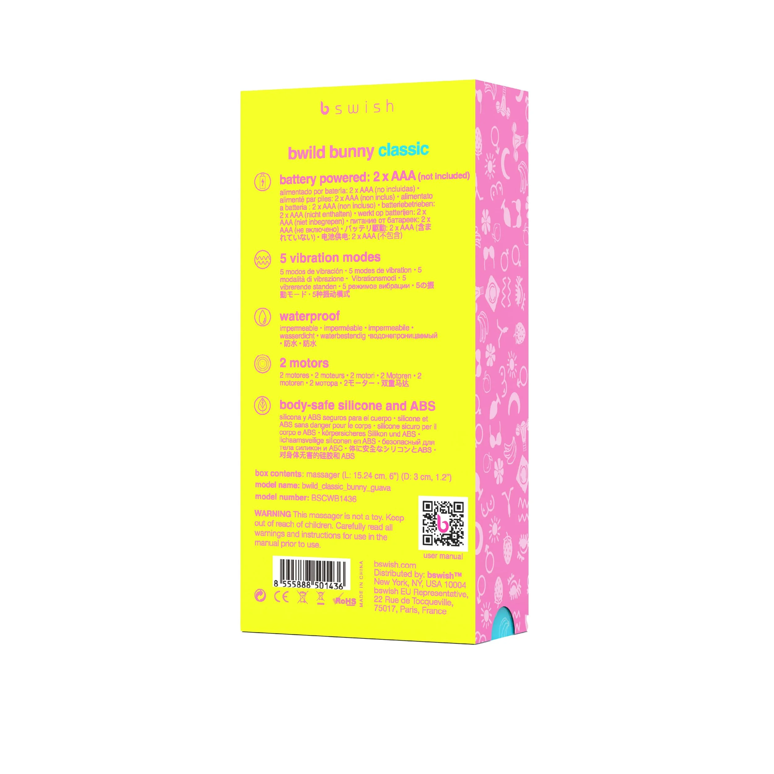 B Swish - bwild Classic Bunny Rabbit Vibrator Roze