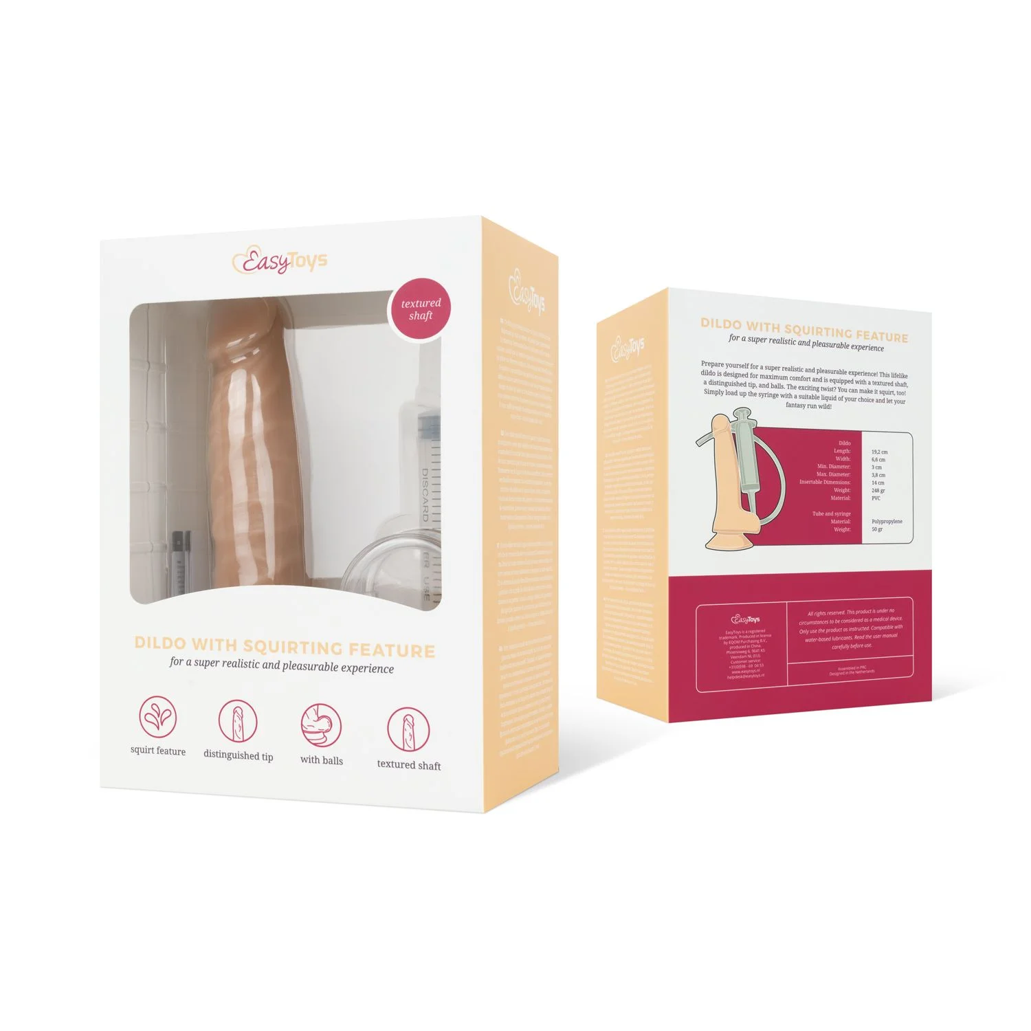 Squirting Dildo Met Spuit
