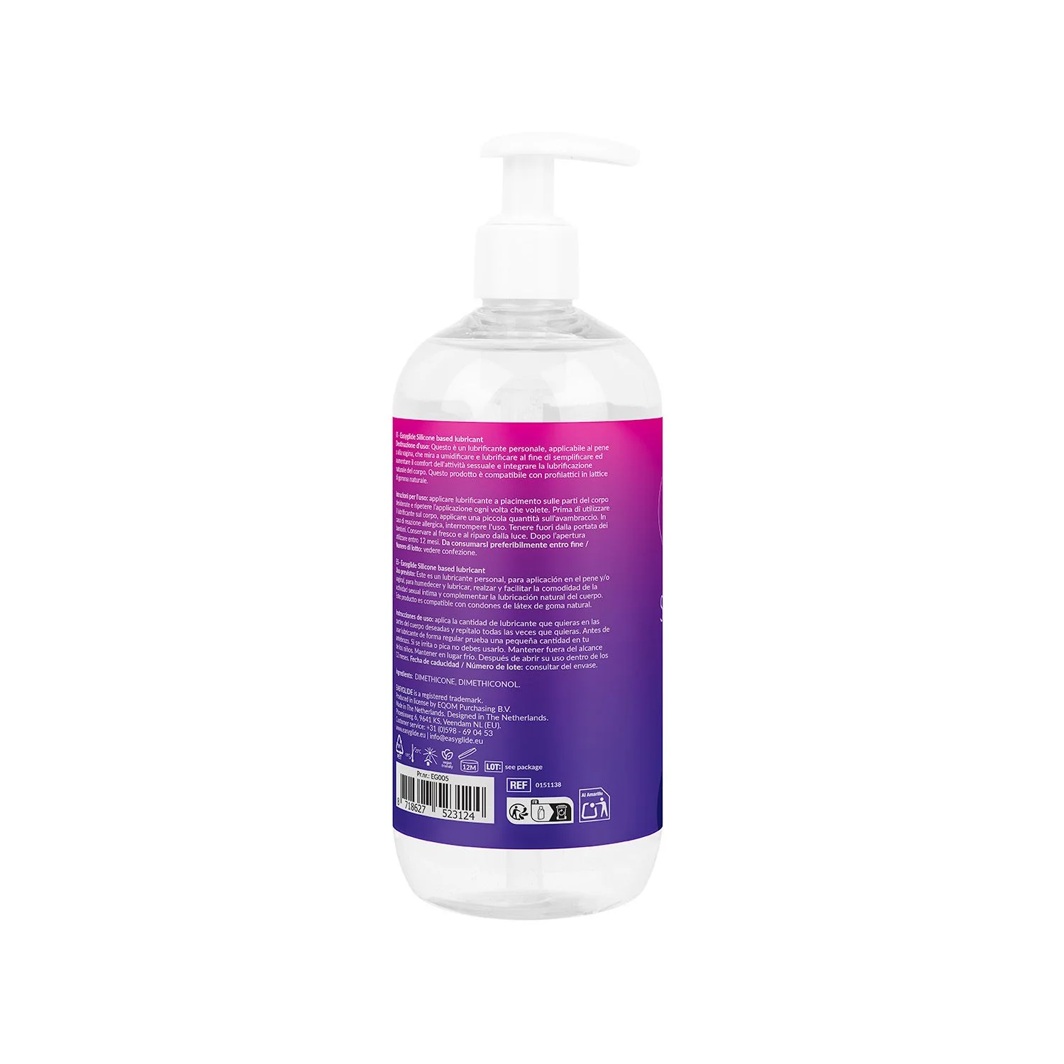 EasyGlide Siliconen Glijmiddel 500 ml