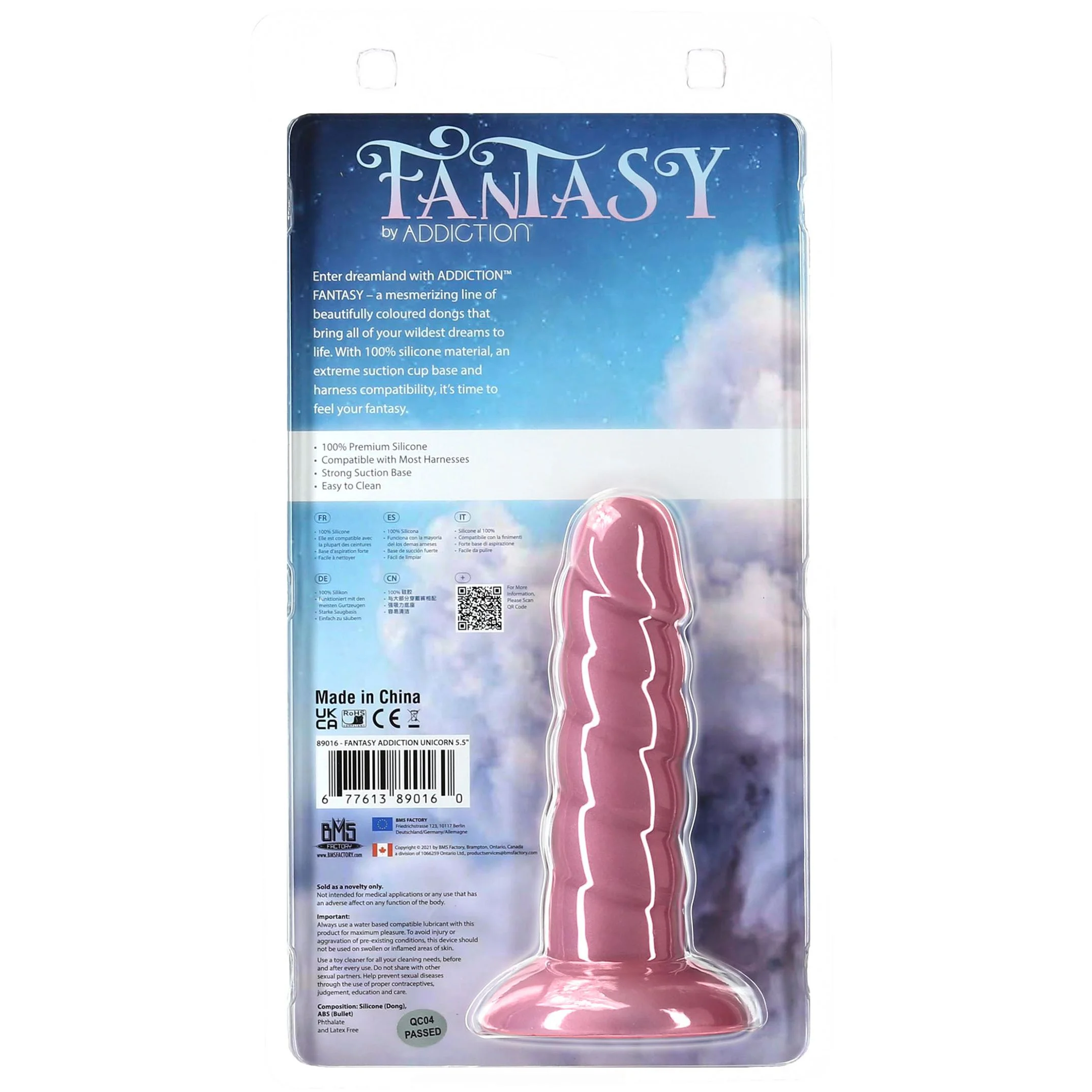 Addiction – Fantasy Unicorn Dildo 14 cm – Roze
