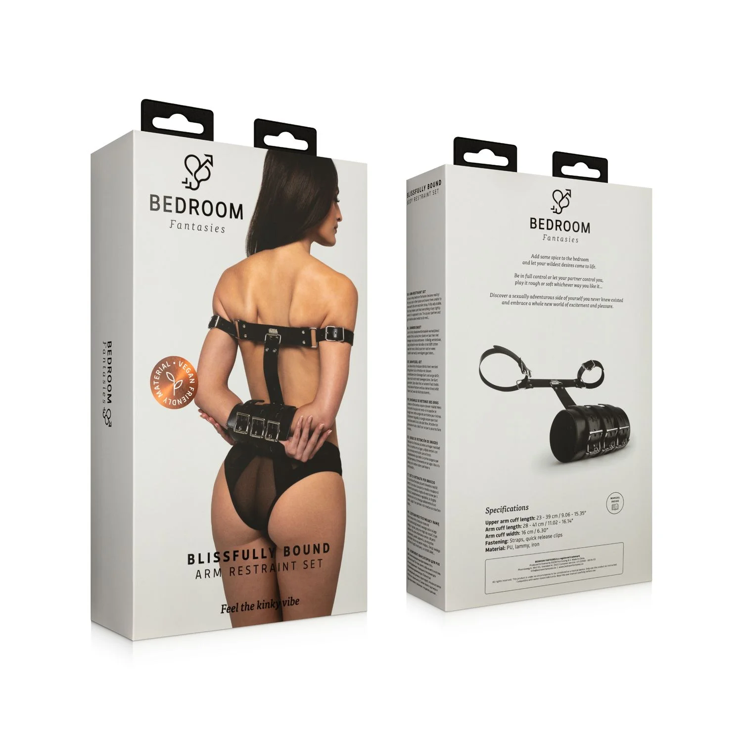 Bedroom Fantasies - Blissfully Bound Armboeien-Set - Zwart