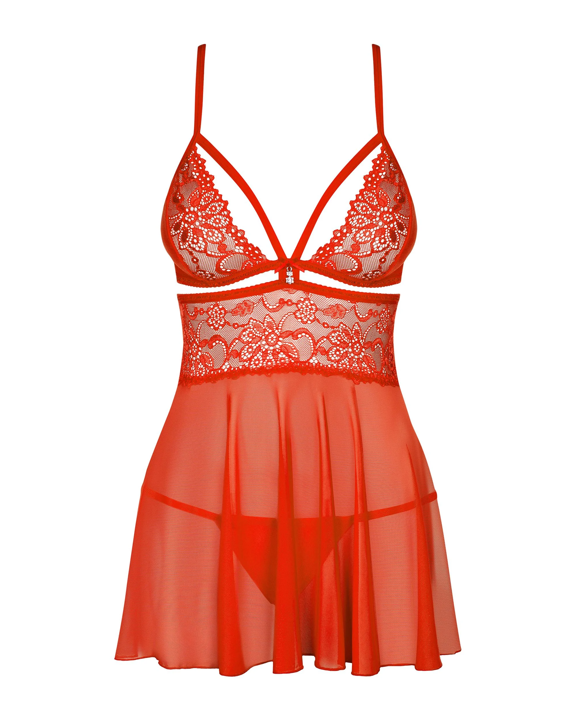 Babydoll Set - Rood