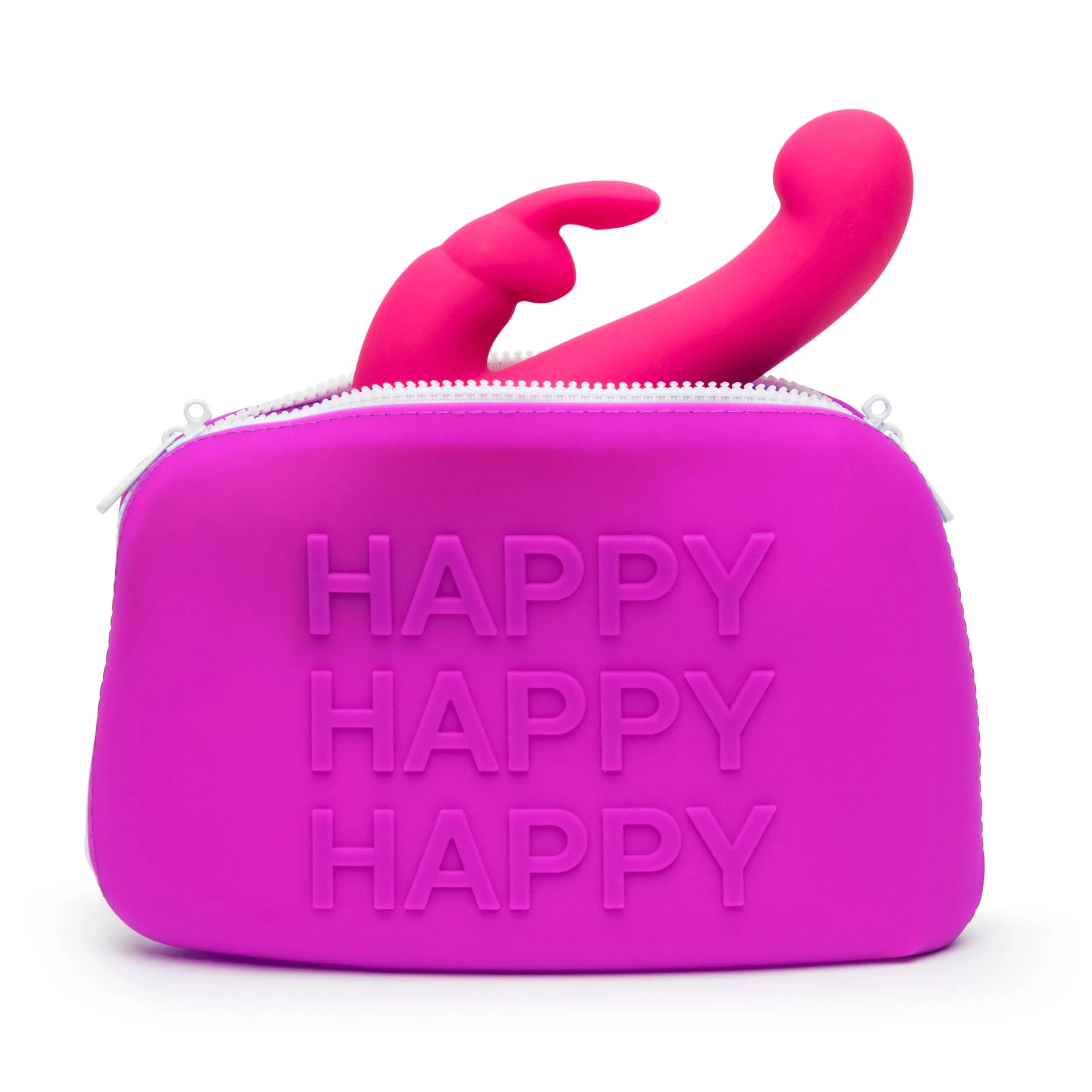 Happy Rabbit – HAPPY Opbacergzak Met Rits – Groot Paars