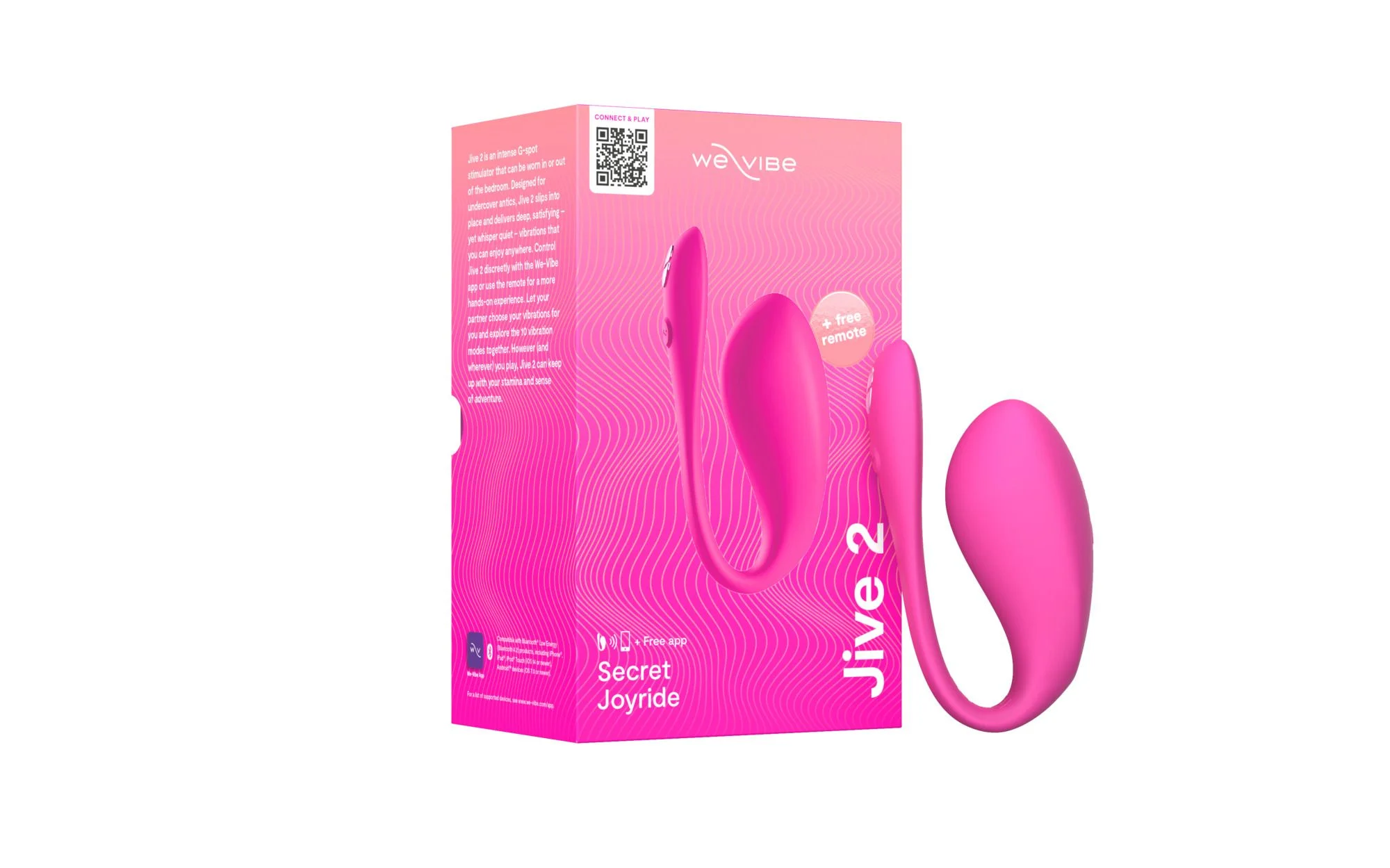 We-Vibe - Jive 2 met Afstandsbediening en App - Roze