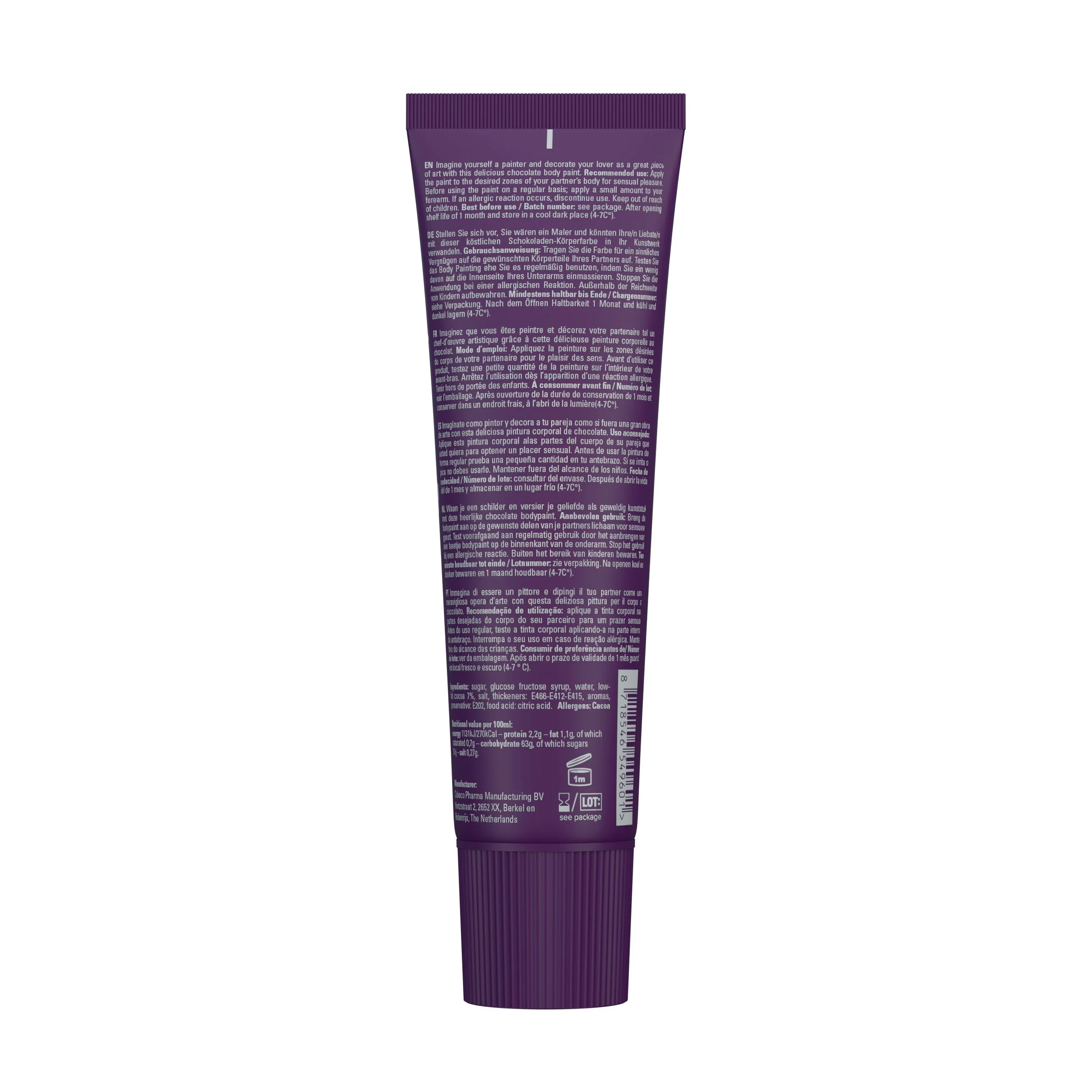 Chocolade Bodypaint - 100 ml