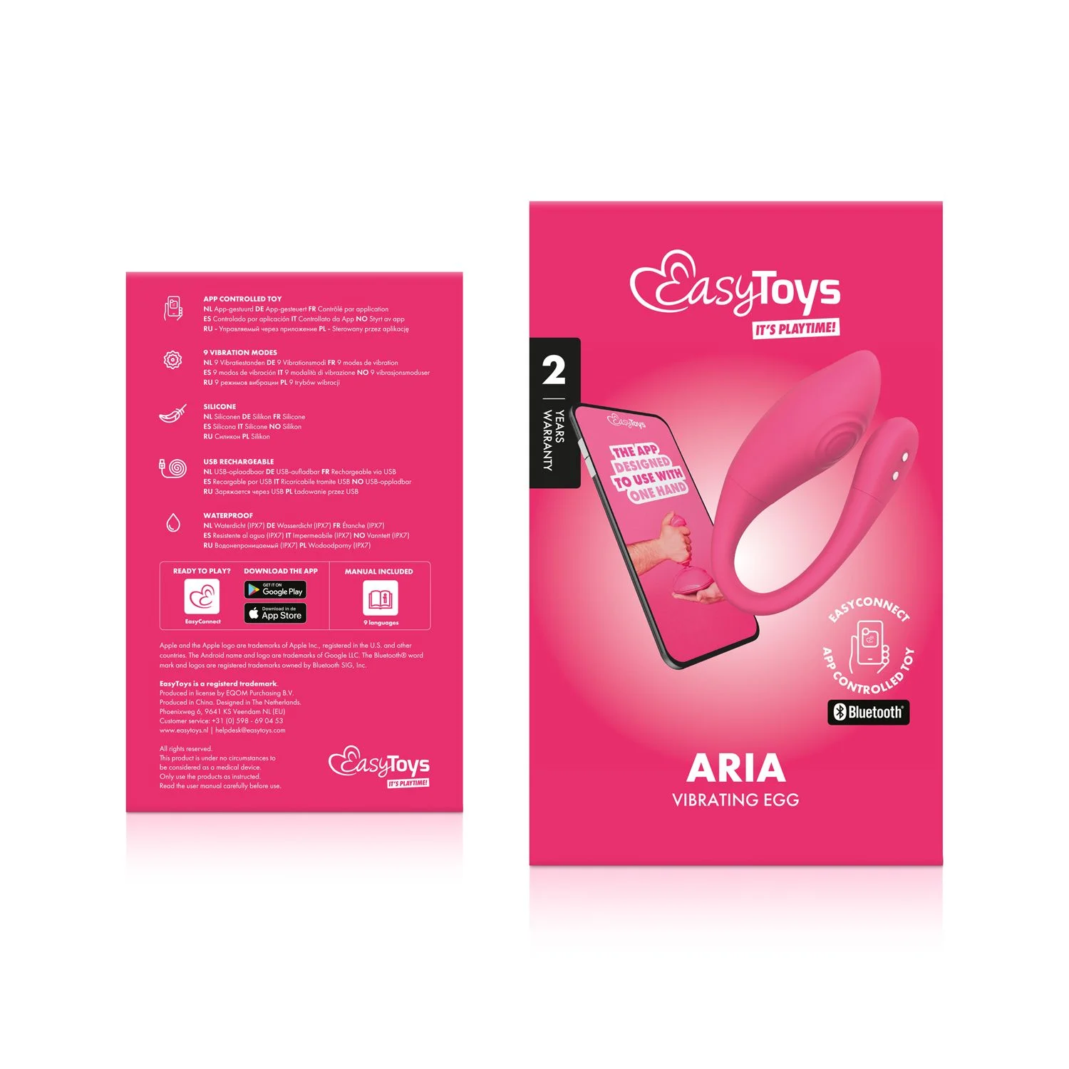 EasyConnect - Vibrerend Eitje Aria app gestuurd