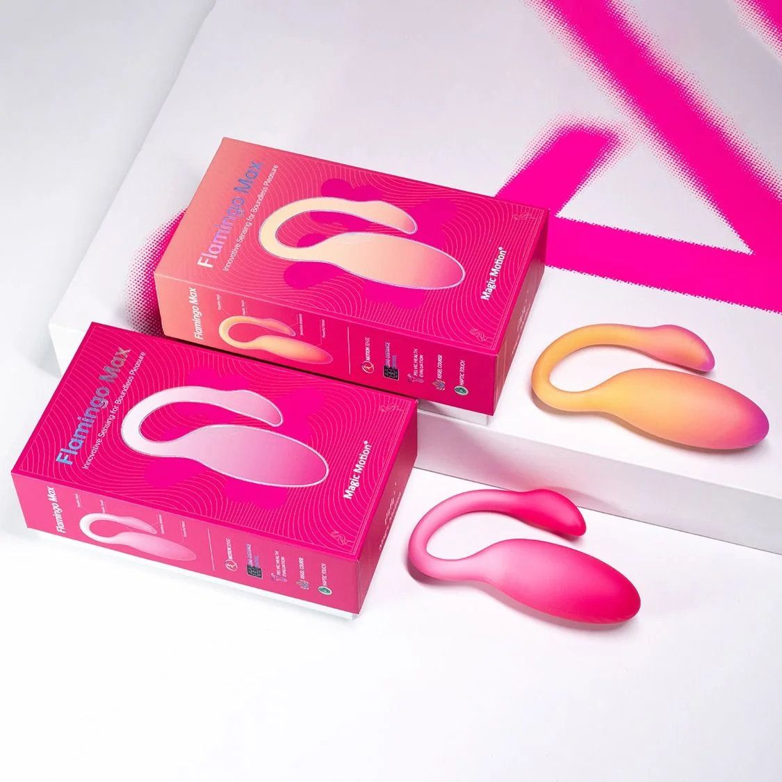 Magic Motion - Flamingo Max Vibrerend Ei en Kegeltrainer in 1 - Roze