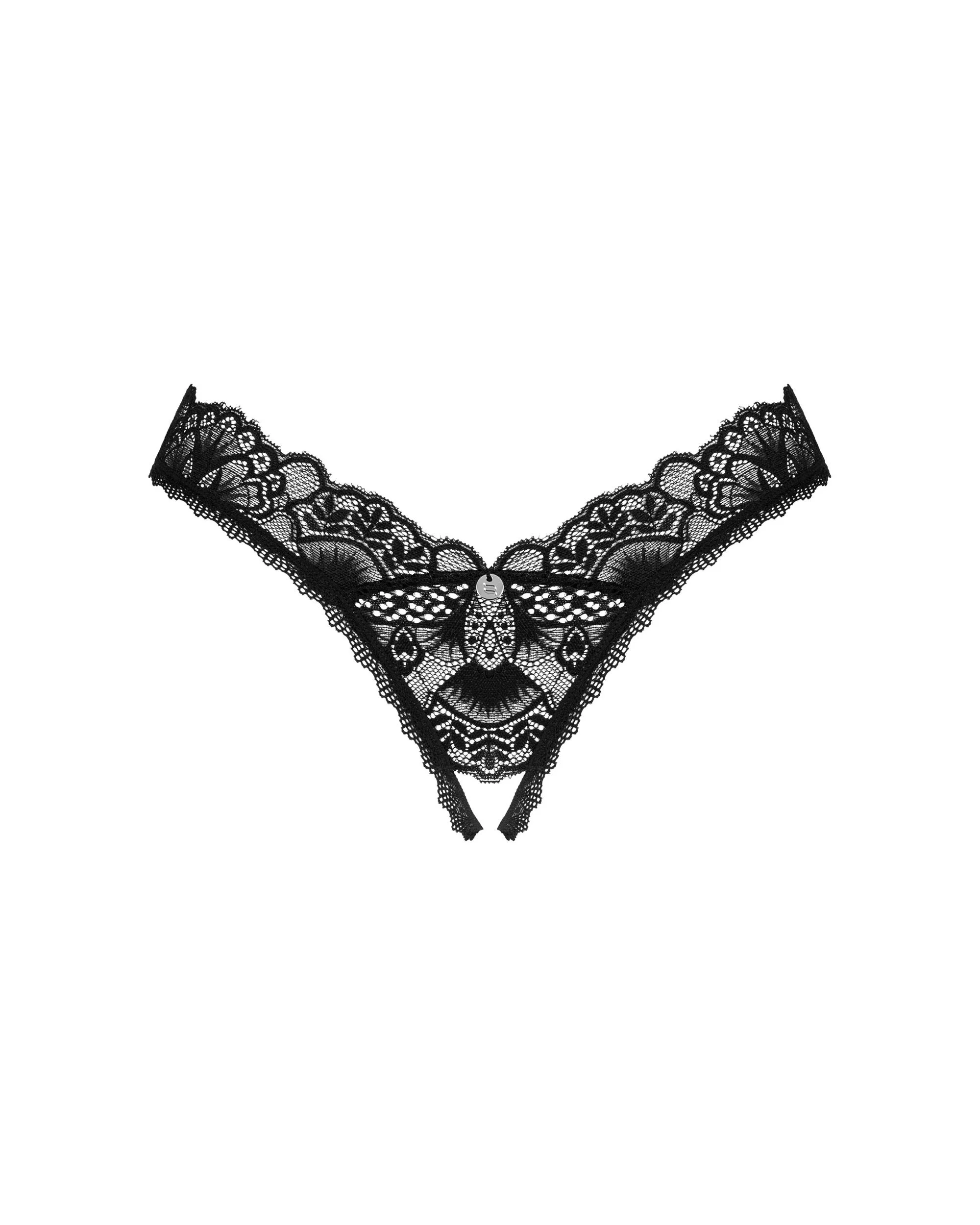 Donna Dream String Met Open Kruisje - Zwart