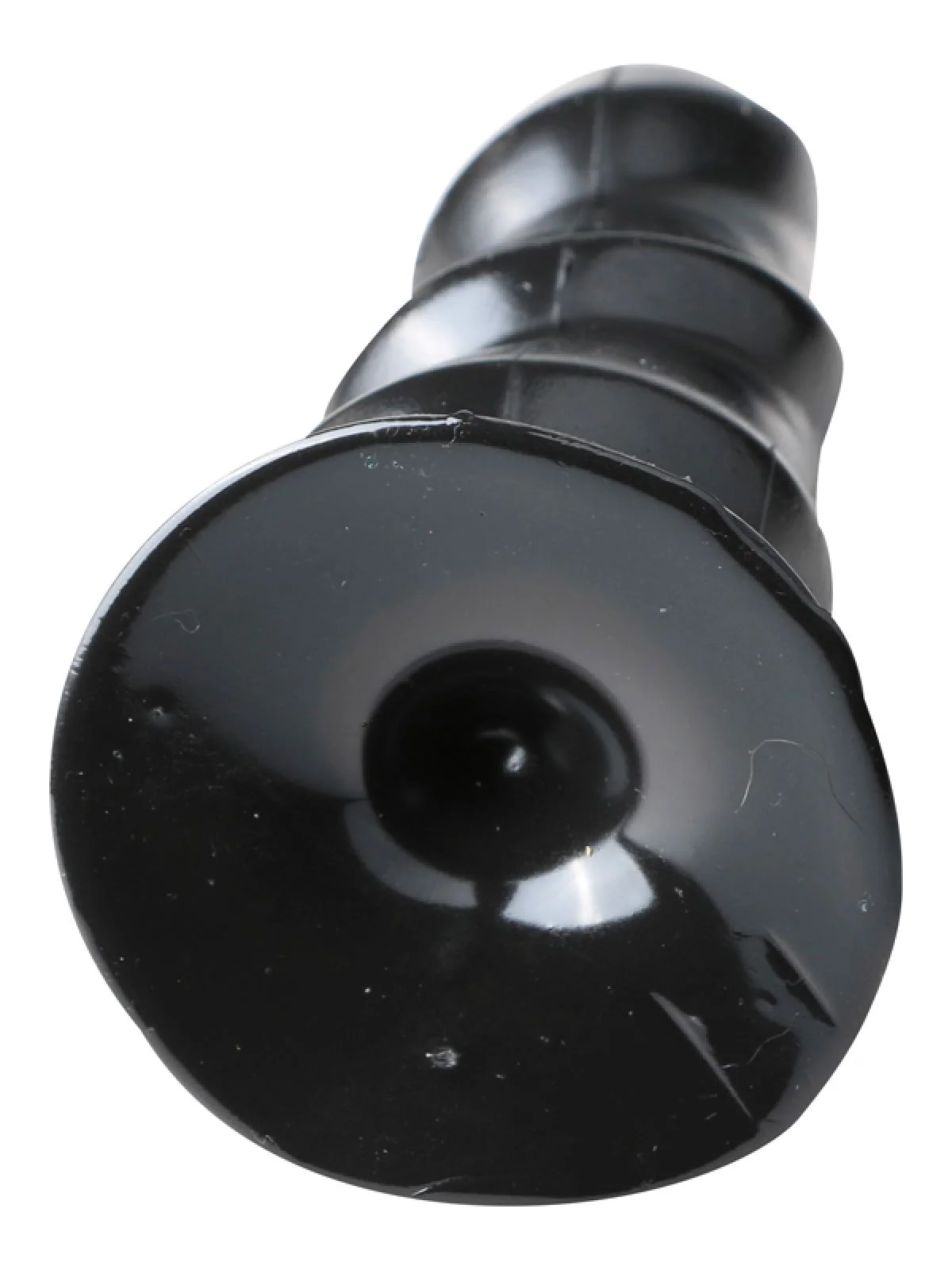 All Black - Zwarte Anaal Dildo Met Ribbels