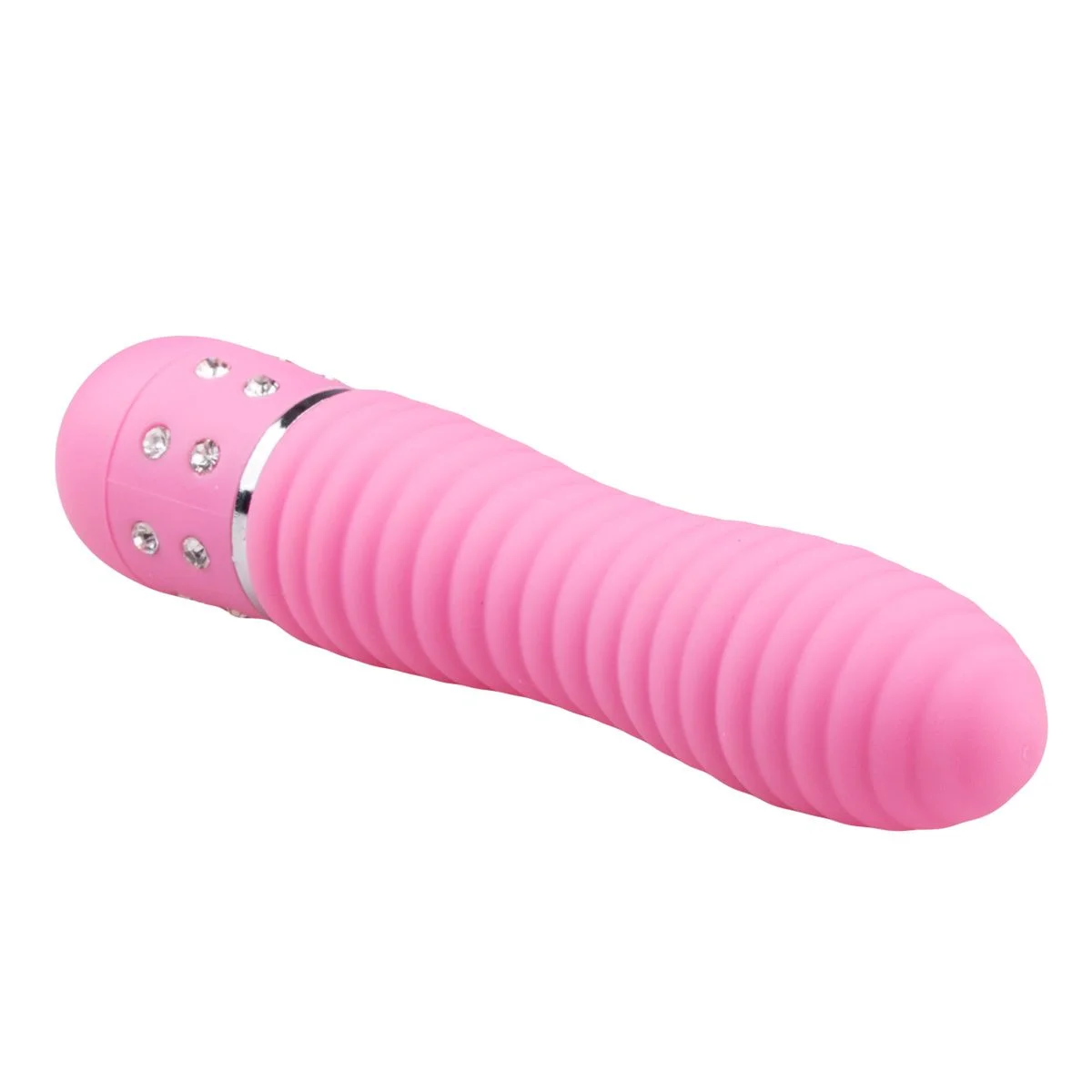 Mini Vibrator Geribbeld - Roze