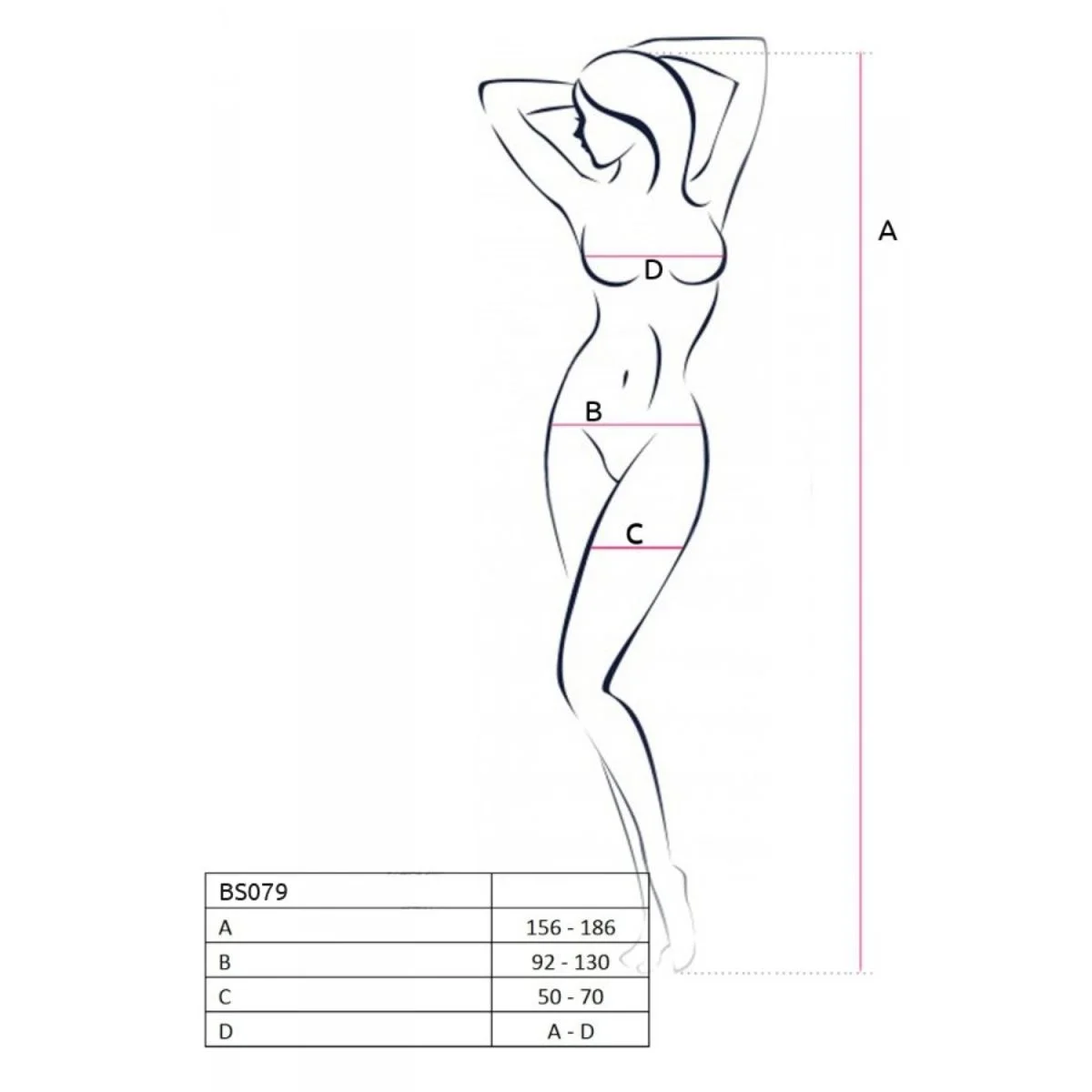 Passion - BS079 Catsuit - Rood