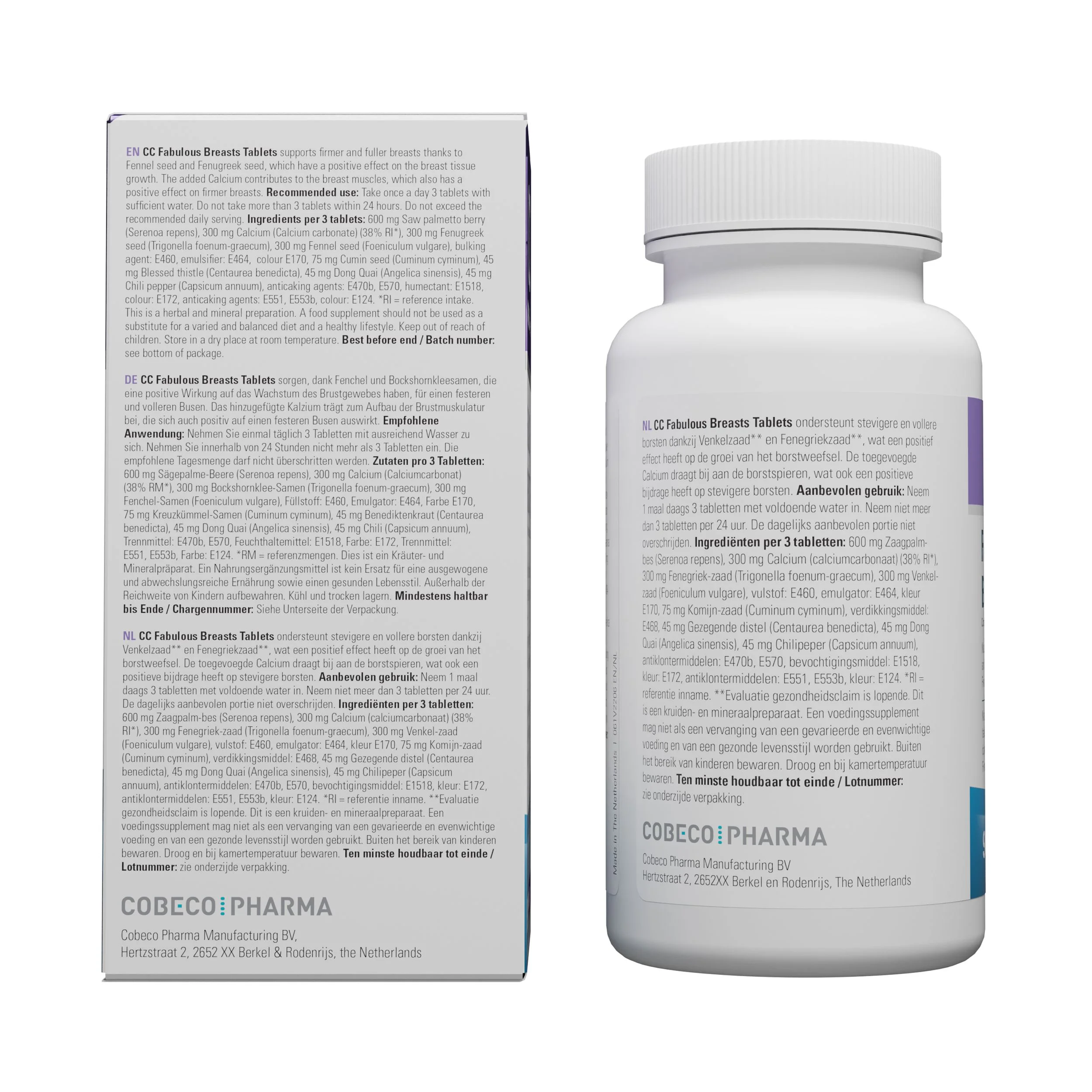 Borstversteviging - 90 tabletten