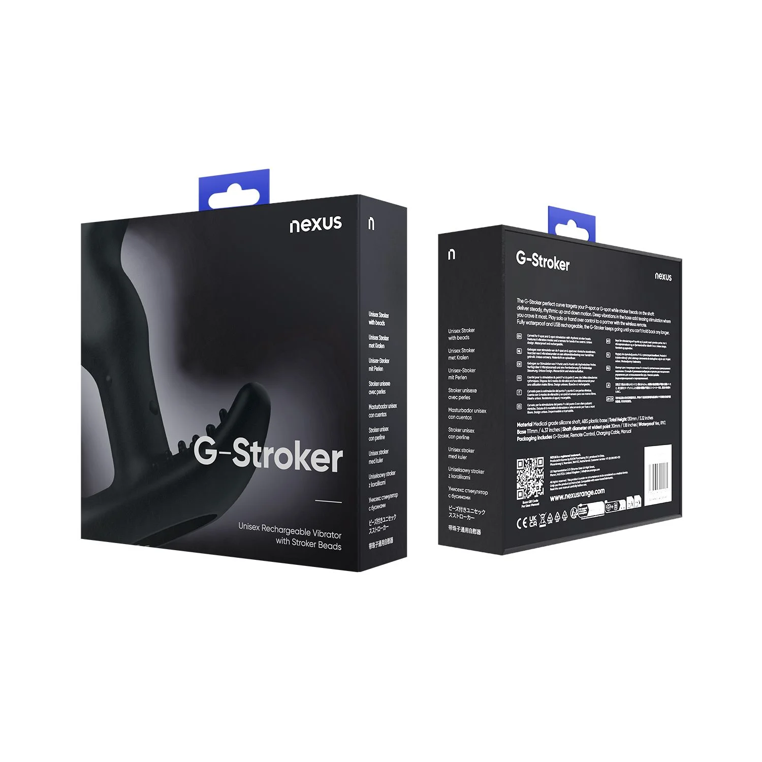 Nexus - G Stroker G-spot & Prostaat Stimulator Met Kralen