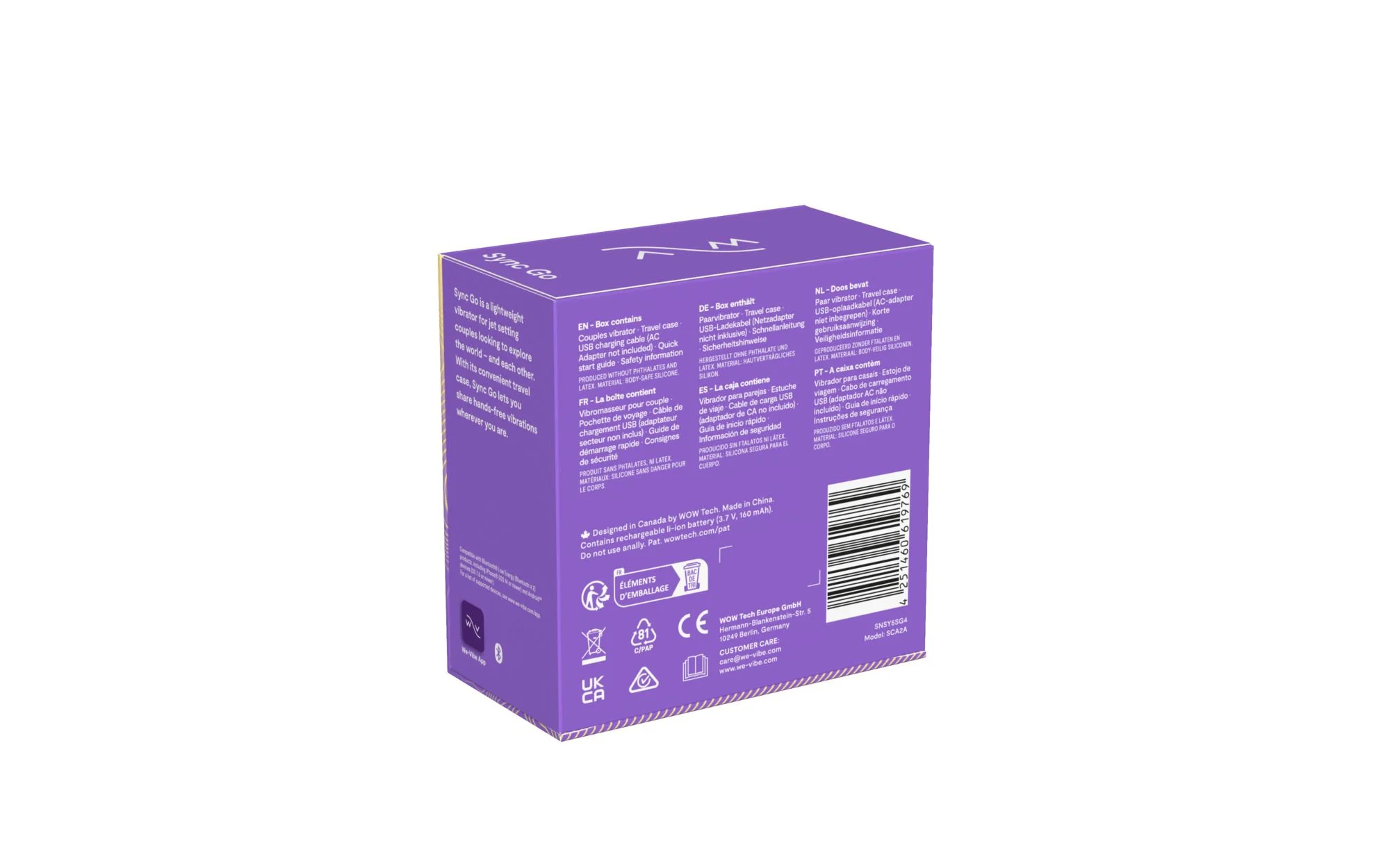 We-Vibe - Sync Go met App - Paars