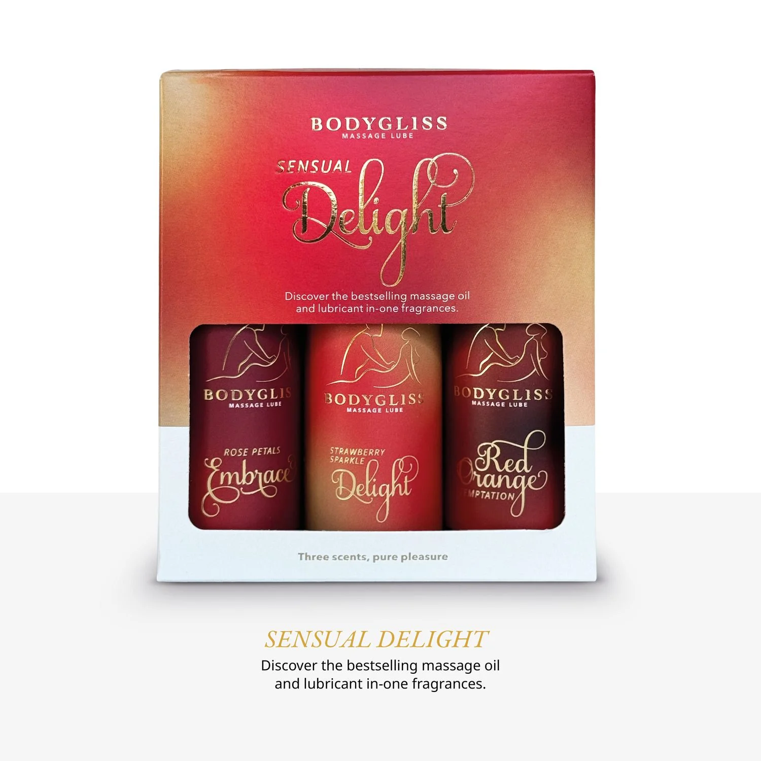 BodyGliss - Travel Edition 3-pack - Sensual Delight
