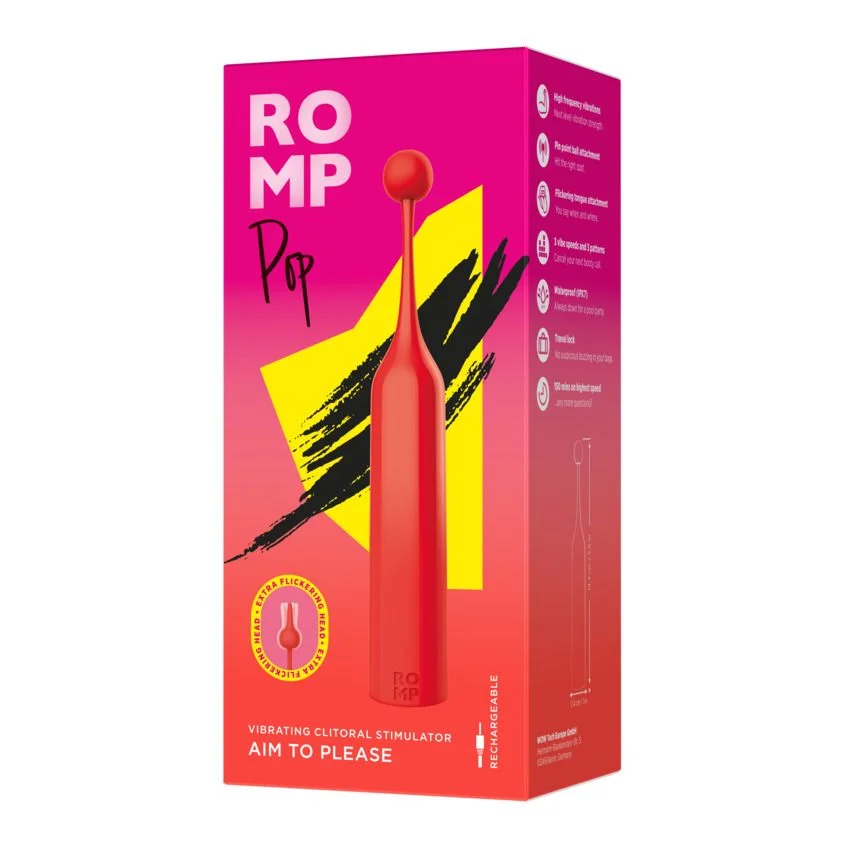 ROMP - Pop Clitoris Stimulator- Red
