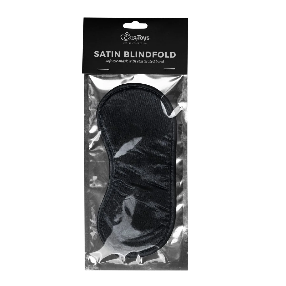 Fetish - satijnen oogmasker - Zwart