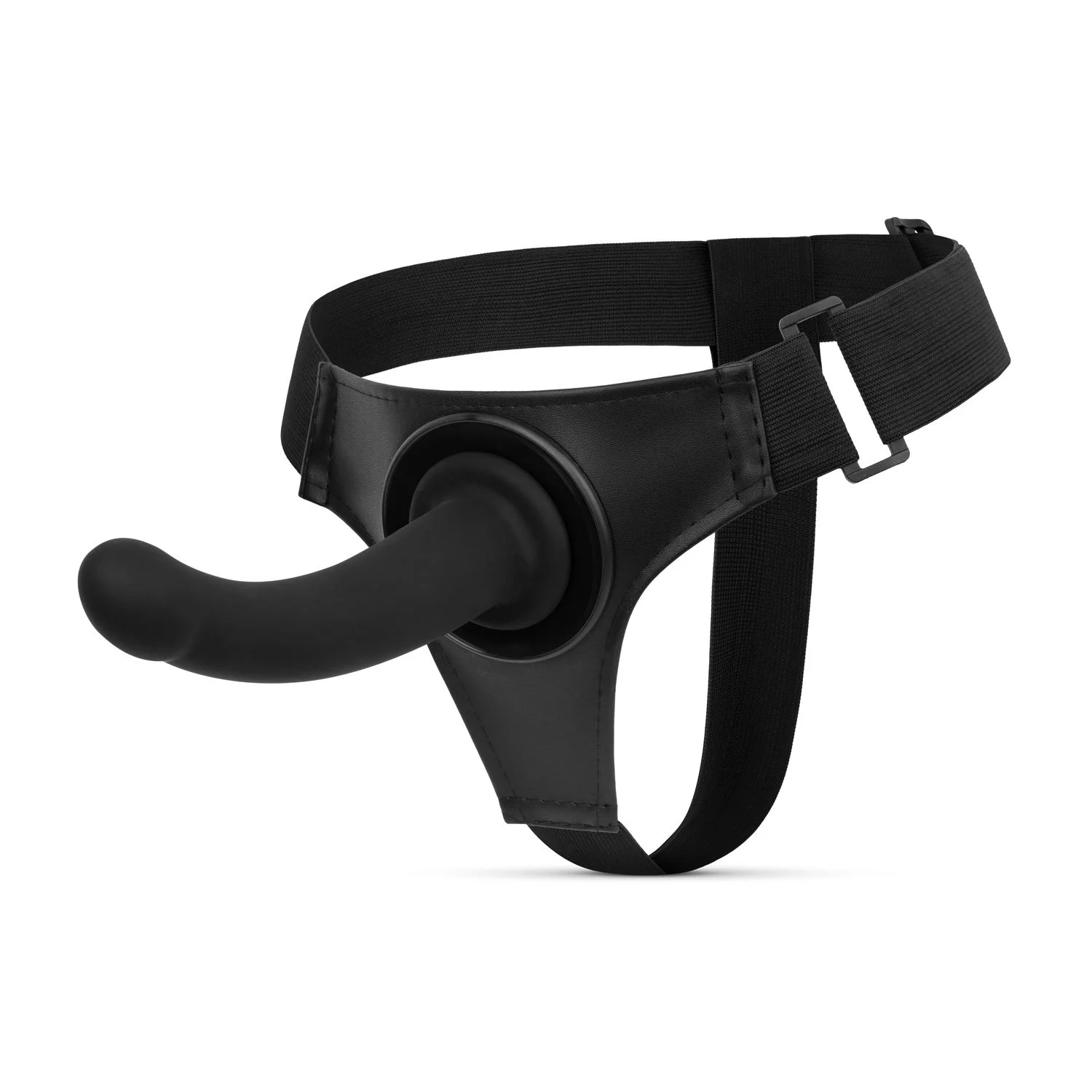 Fetish - Harness Met Zuignap - Zwart