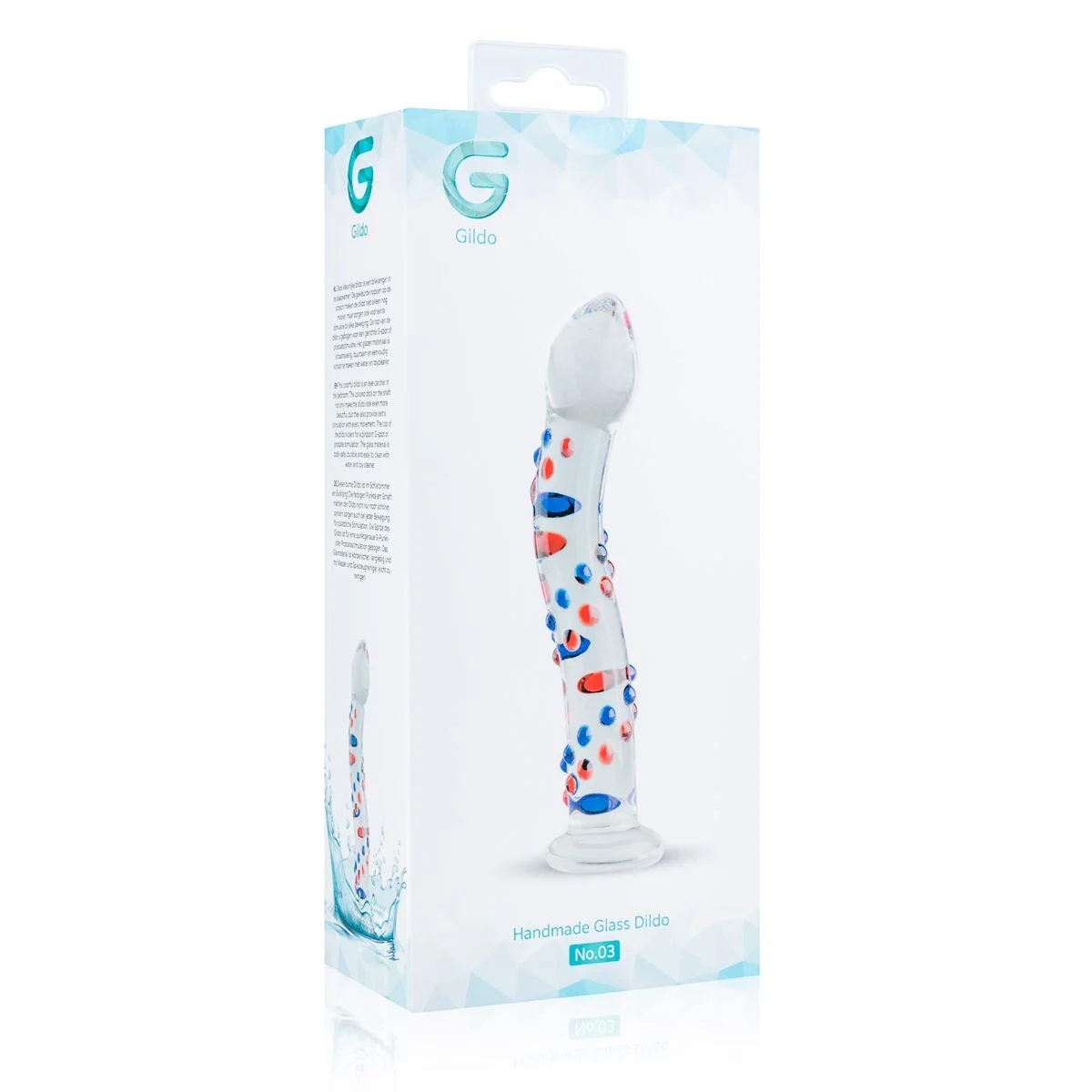 Glazen G-Spot/Prostaatdildo No. 3