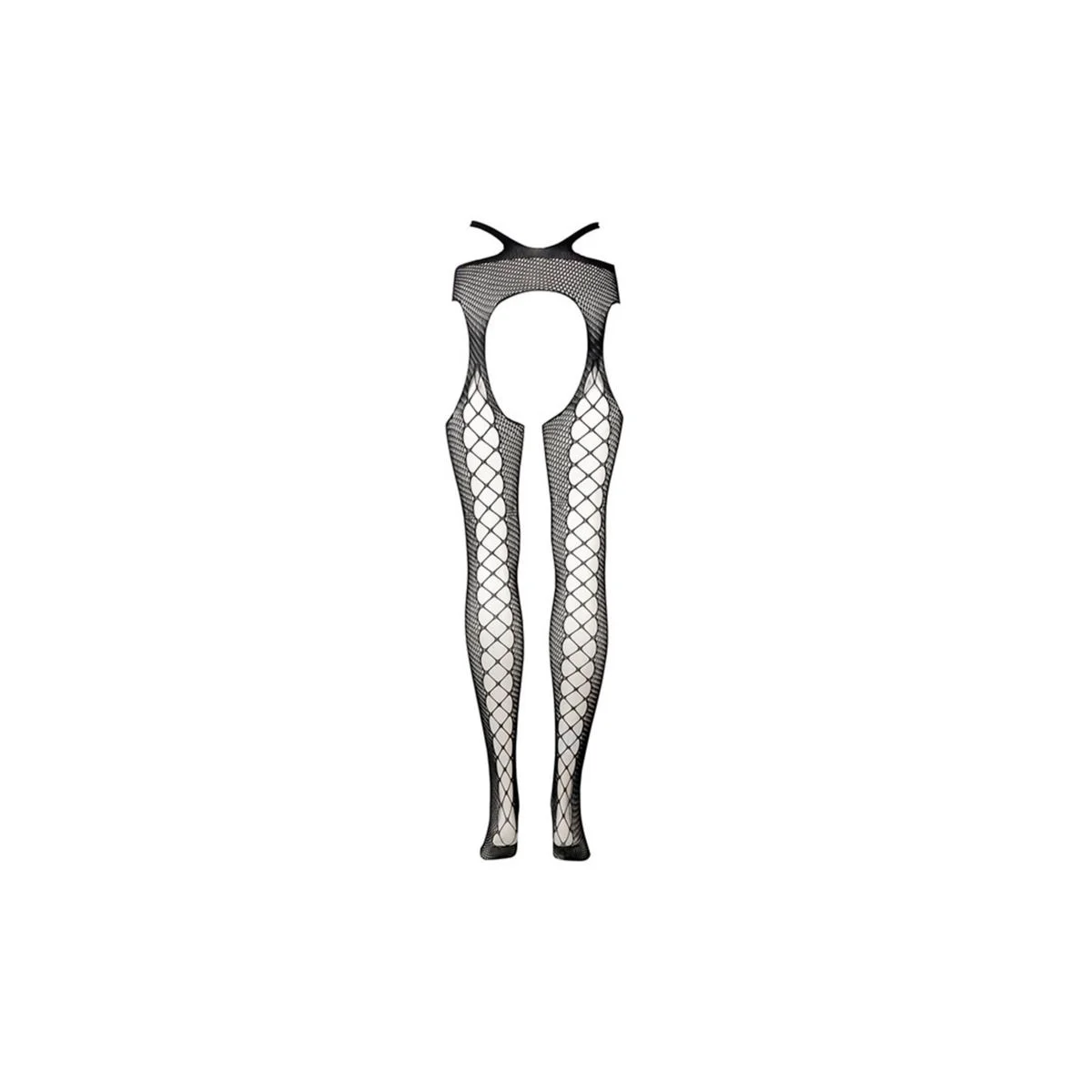 Le Desir - Jarretelpanty met Bandjes in de Taille Queen Size - Zwart