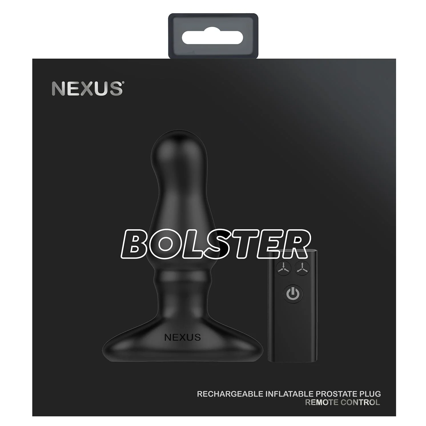 Nexus - Bolster Vibrerende en Opblaasbare Prostaat Plug - diameter 4.6 cm