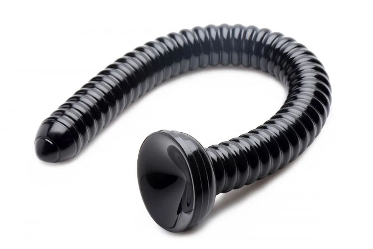 Ribbed Anal Snake Anaaldildo - 48 cm