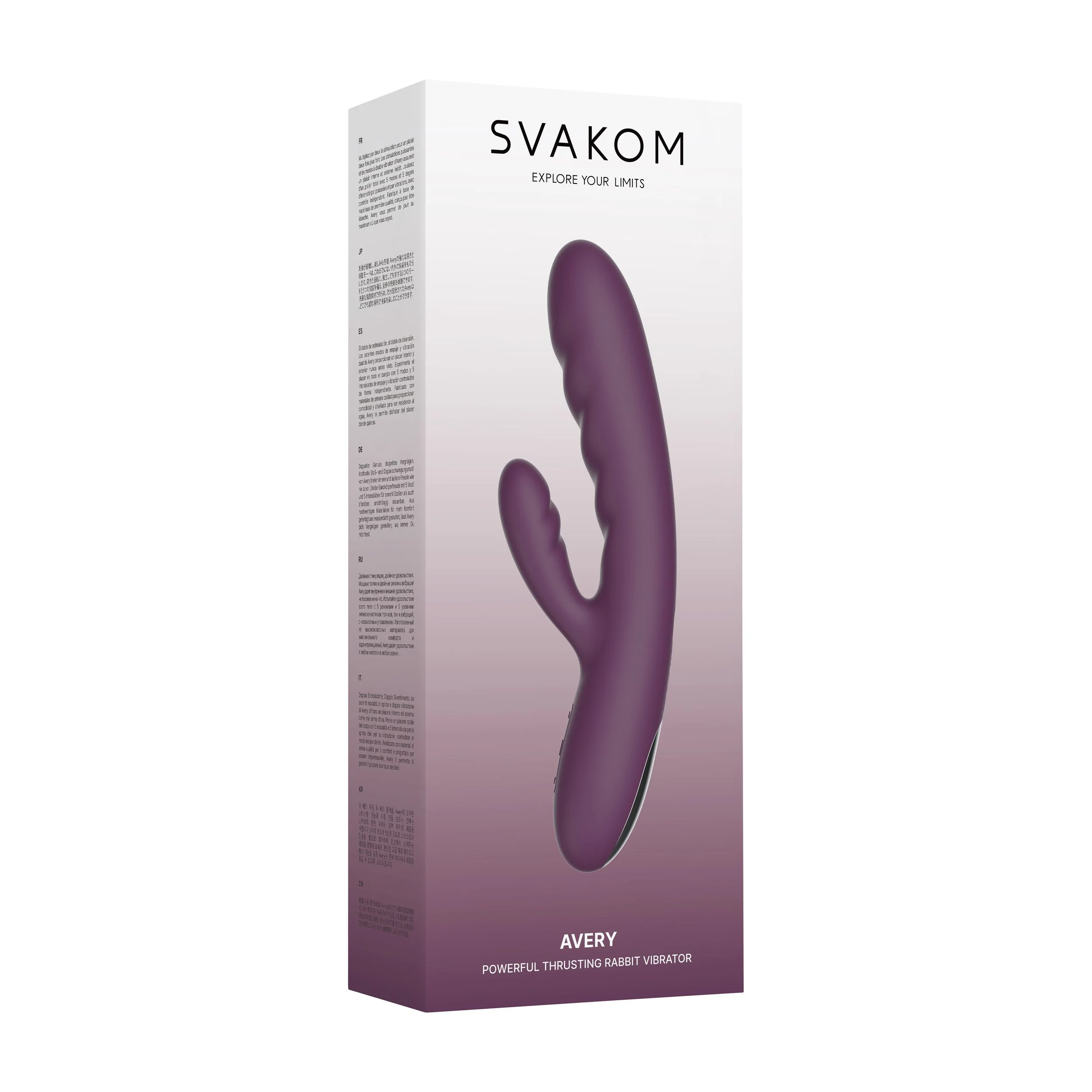 SVAKOM - Avery Krachtige Stotende Vibrator - Lila