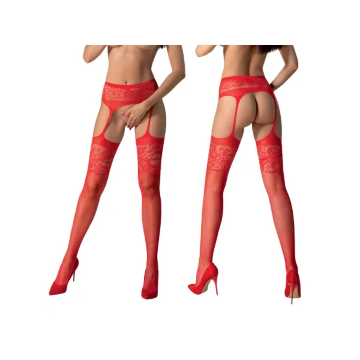 Passion - S029 Strip Pants - Rood