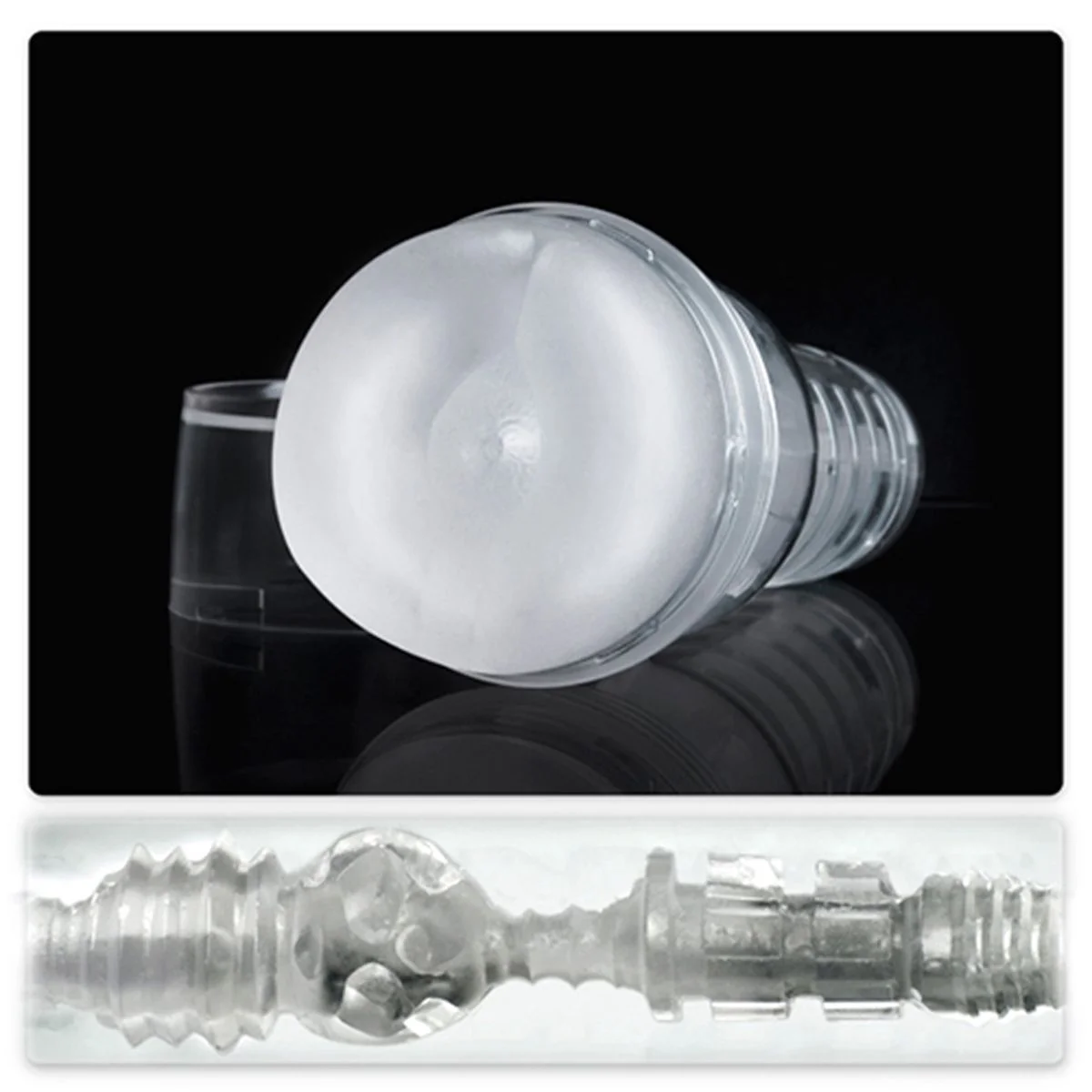 Fleshlight – Ice Butt Crystal Masturbator – Transparant