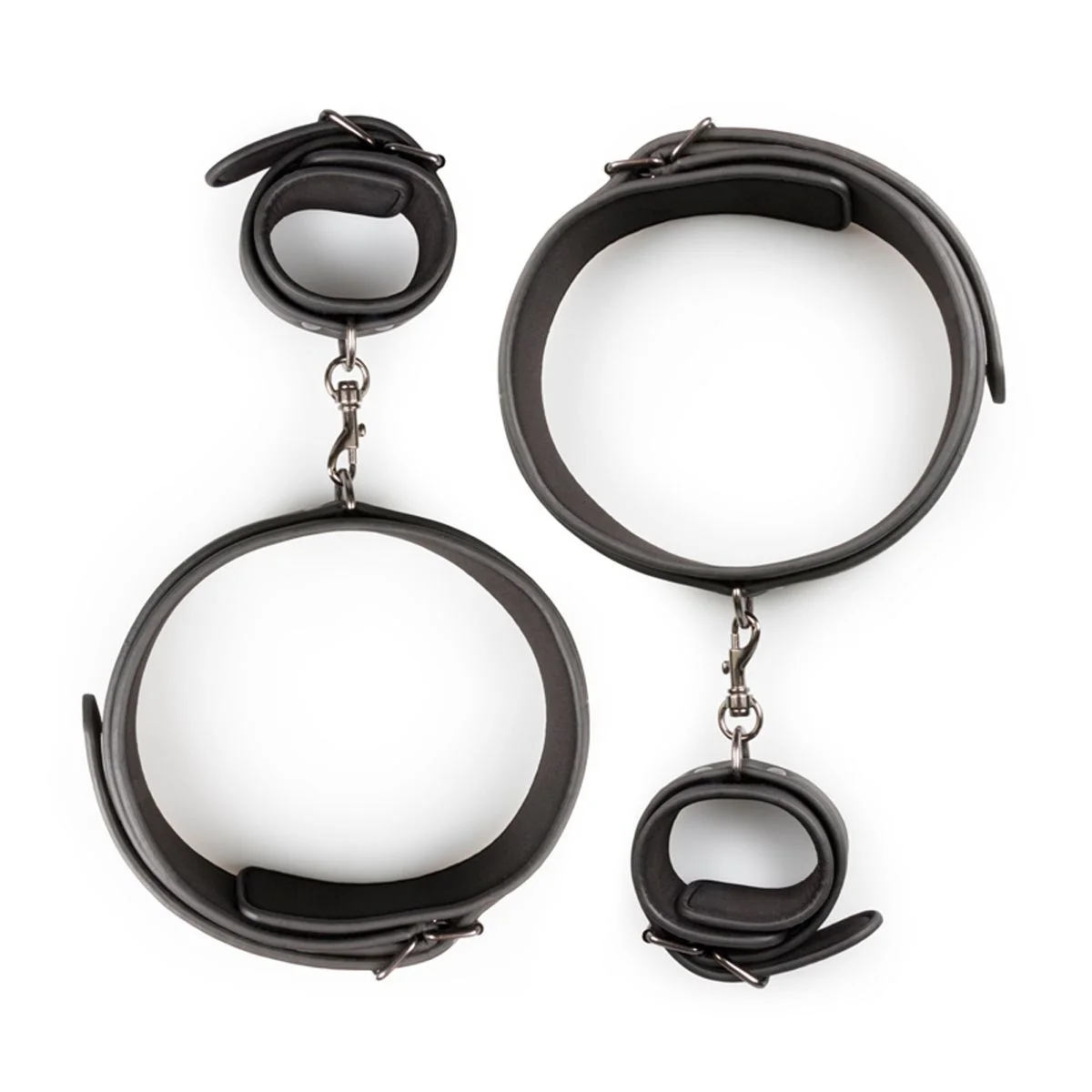Fetish - Thigh & Wrist Cuff Set - Black