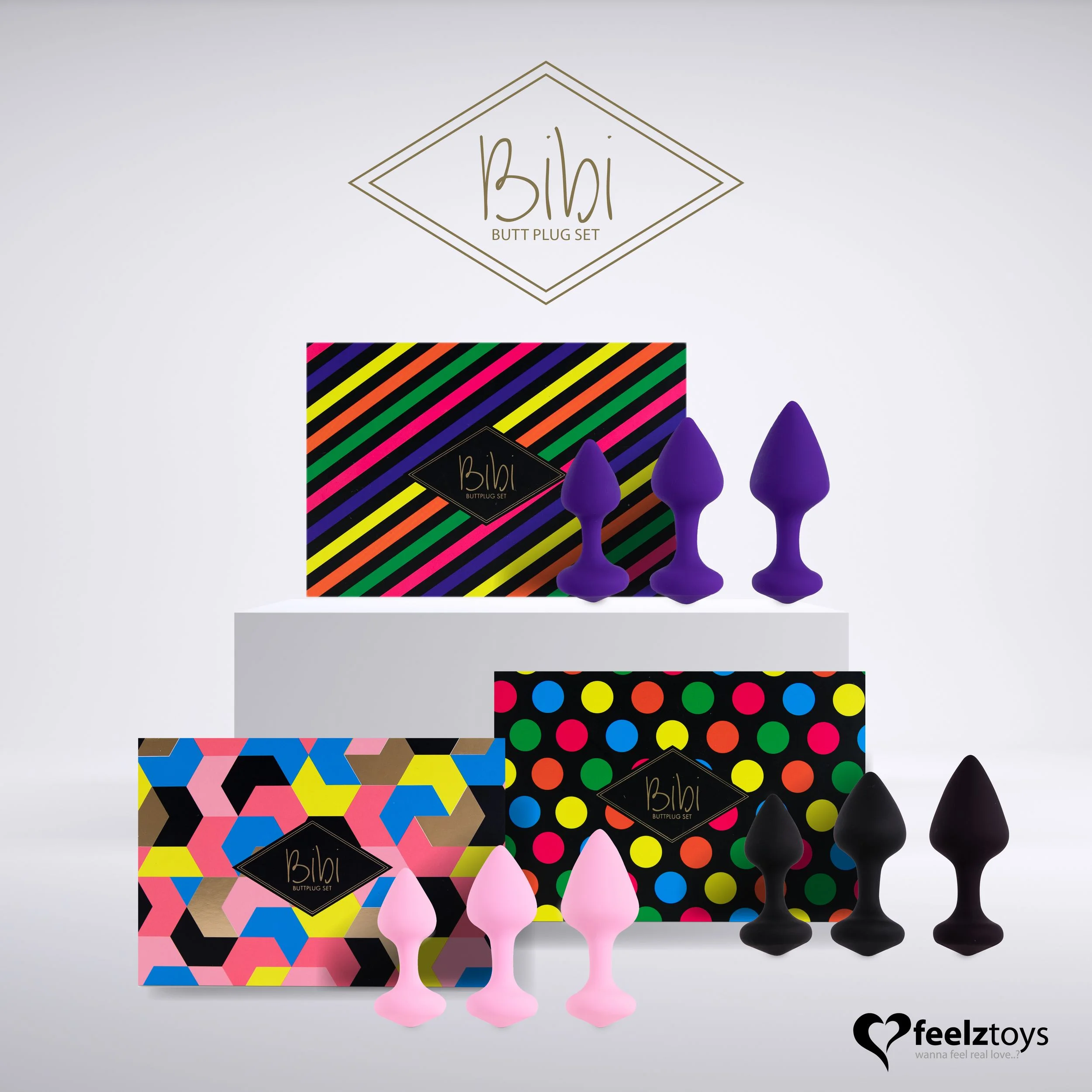 BIBI Buttplug Set 3 stk