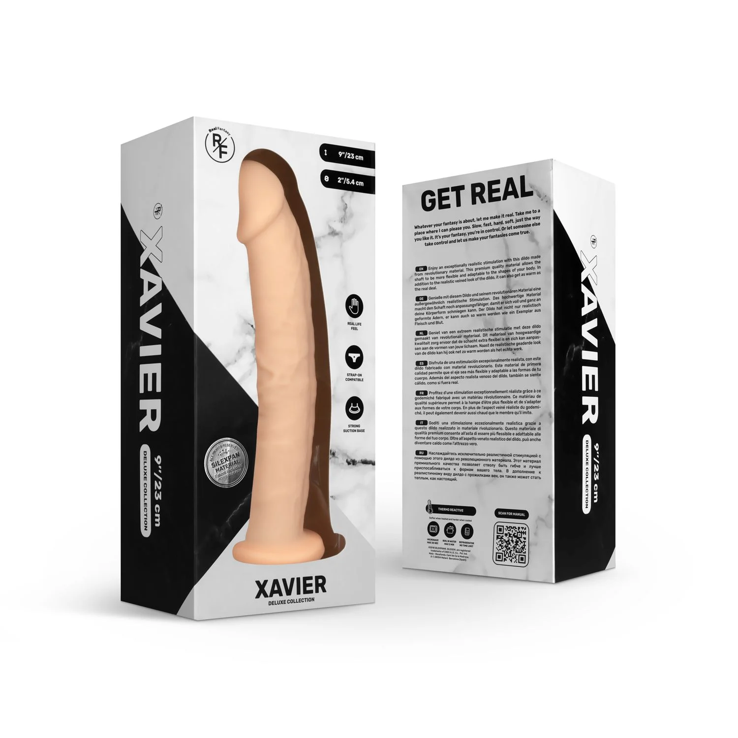 Real Fantasy Deluxe - Xavier Realistische Dildo - 23 cm